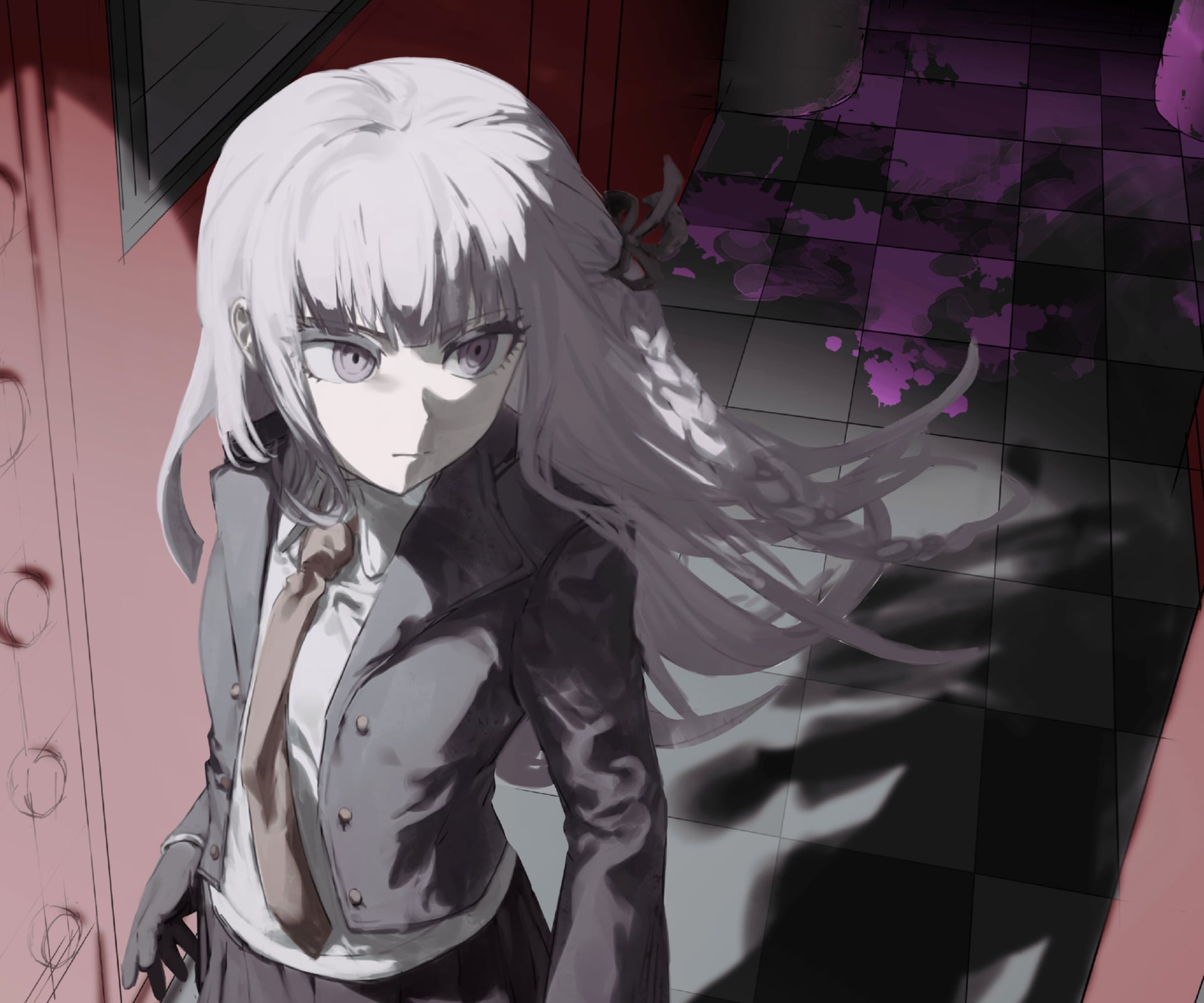 Anime Danganronpa at 640 x 960 iPhone 4 size wallpapers HD quality