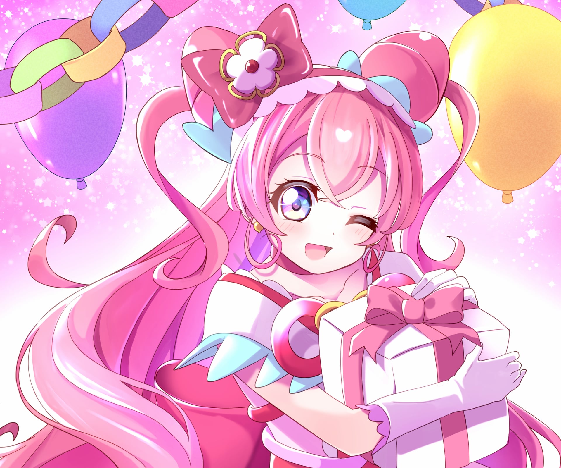 Anime Delicious Party Precure at 750 x 1334 iPhone 6 size wallpapers HD quality