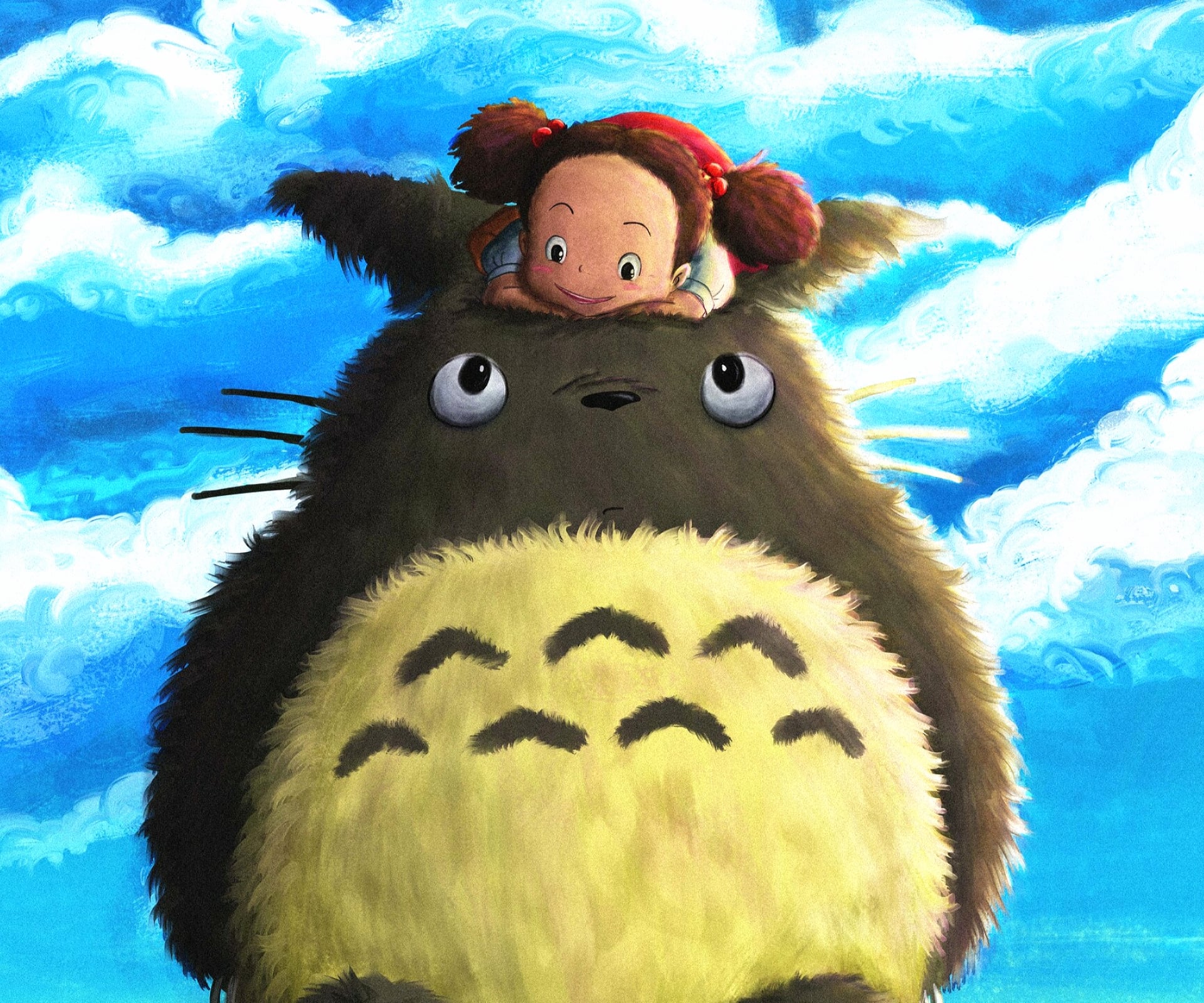 Anime My Neighbor Totoro at 750 x 1334 iPhone 6 size wallpapers HD quality