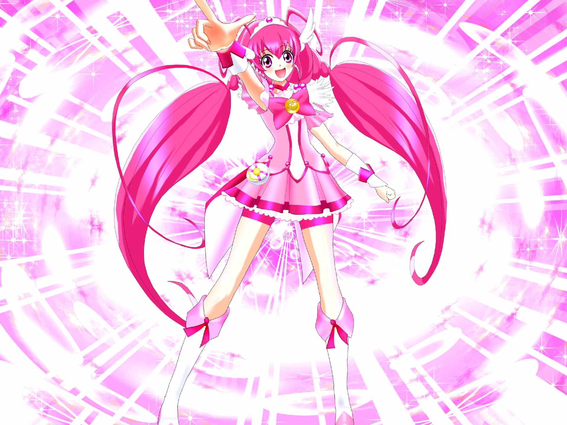 Anime Smile Precure! at 750 x 1334 iPhone 6 size wallpapers HD quality