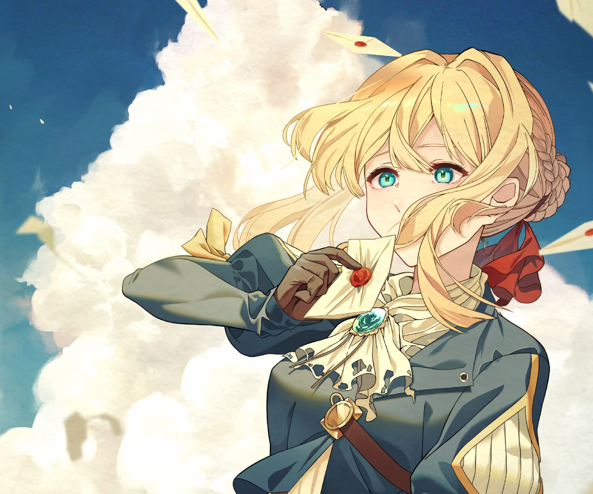Anime Violet Evergarden at 1600 x 1200 size wallpapers HD quality