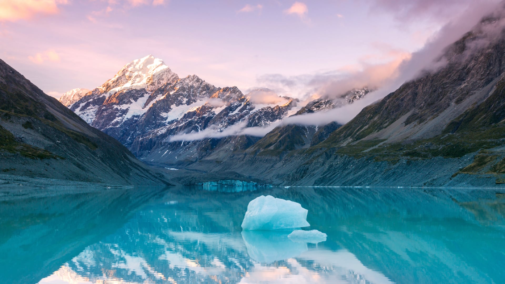 Aoraki Mount Cook National Park at 640 x 1136 iPhone 5 size wallpapers HD quality