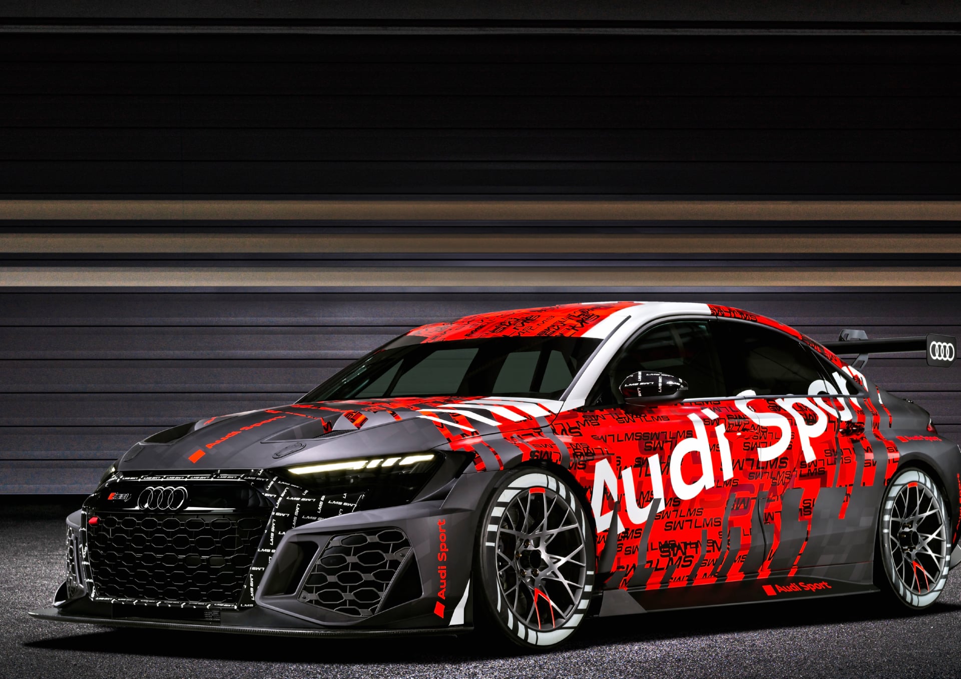 Audi RS 3 LMS at 1024 x 1024 iPad size wallpapers HD quality