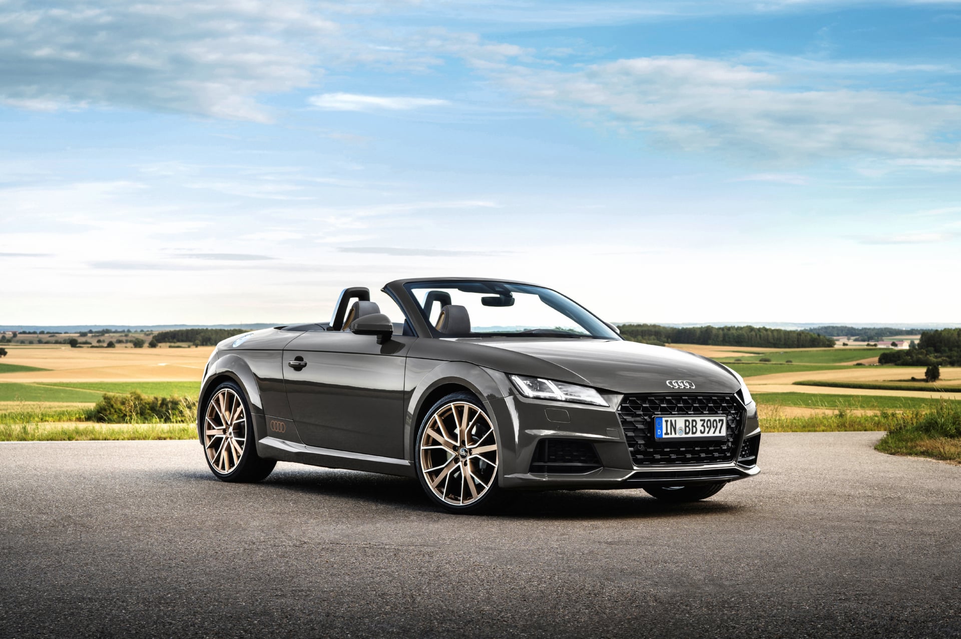 Audi TT Roadster bronze selection wallpapers HD quality
