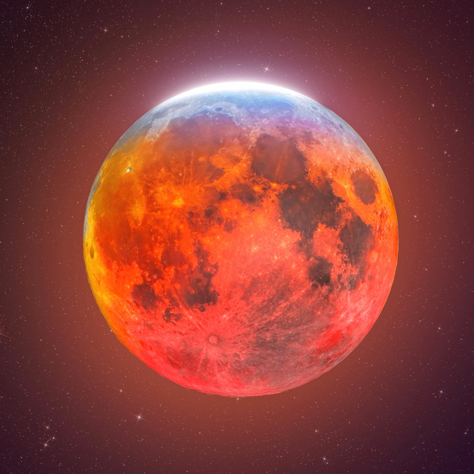 Blood Moon at 2048 x 2048 iPad size wallpapers HD quality