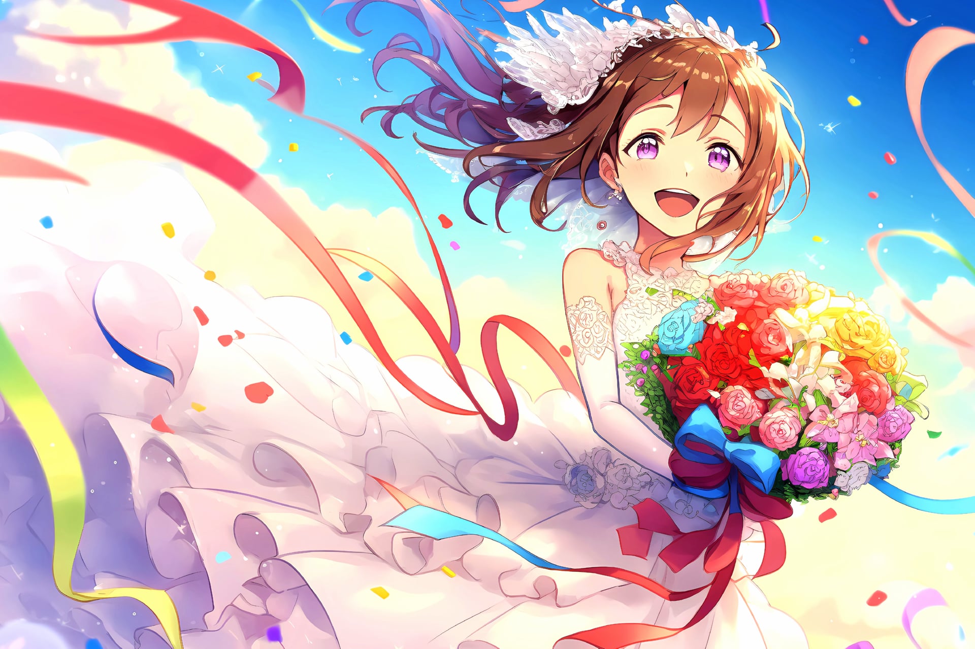 Bride anime at 750 x 1334 iPhone 6 size wallpapers HD quality