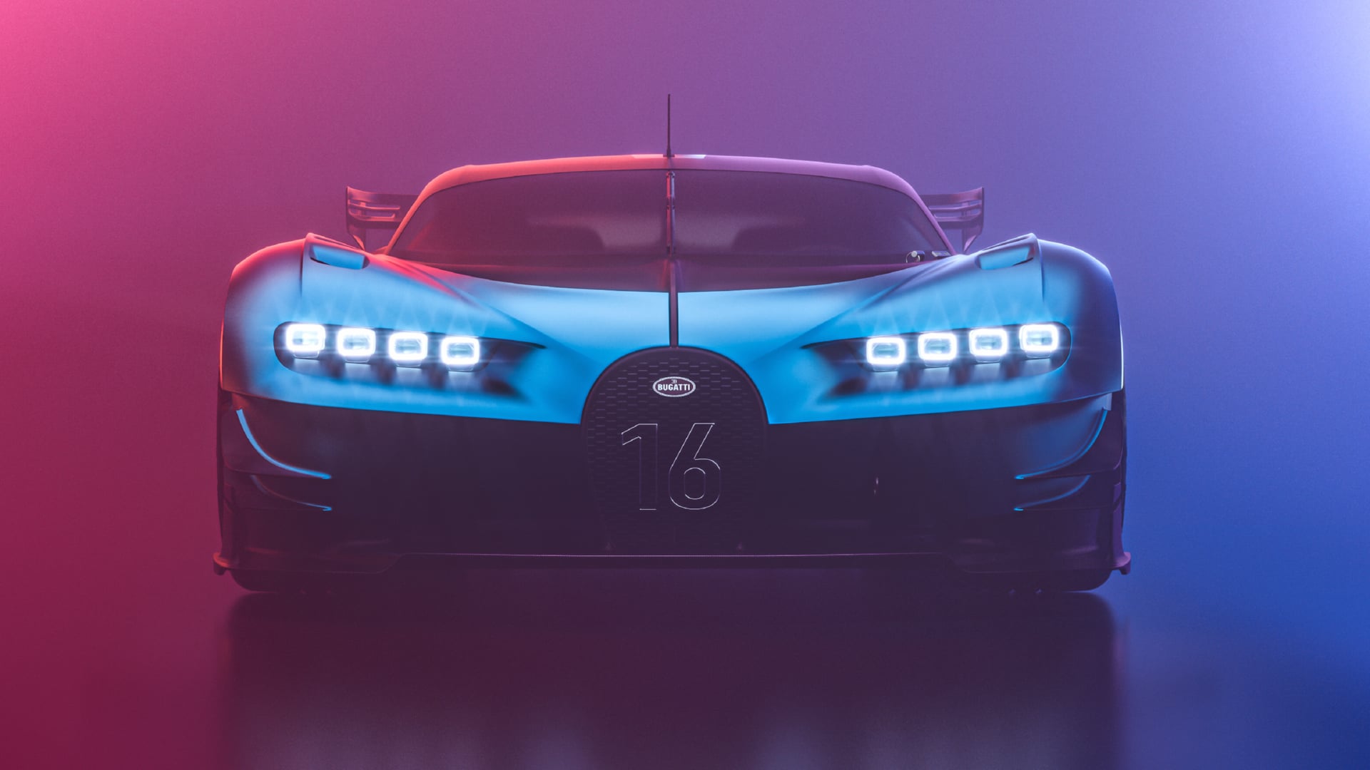 Bugatti Chiron Vision GT at 750 x 1334 iPhone 6 size wallpapers HD quality