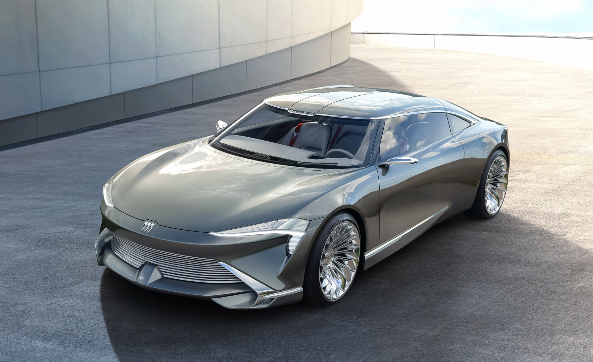 Buick Wildcat EV Concept at 640 x 960 iPhone 4 size wallpapers HD quality