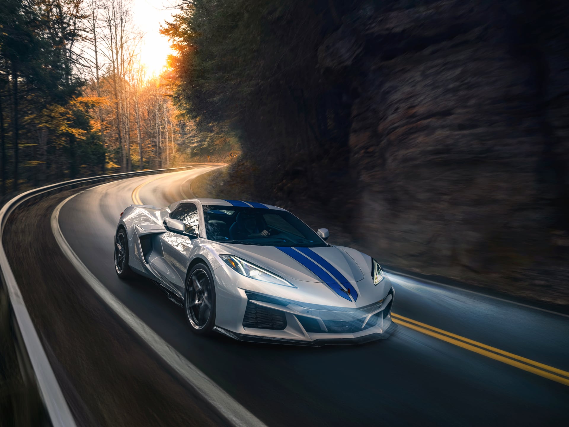 Chevrolet Corvette E-Ray at 1024 x 1024 iPad size wallpapers HD quality