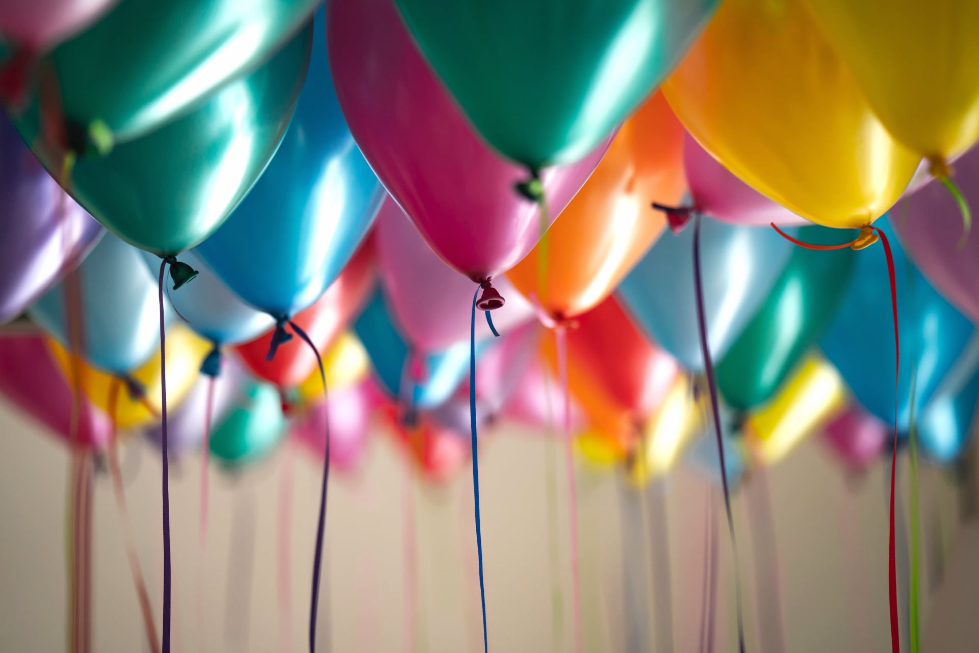 Colorful balloons at 2048 x 2048 iPad size wallpapers HD quality