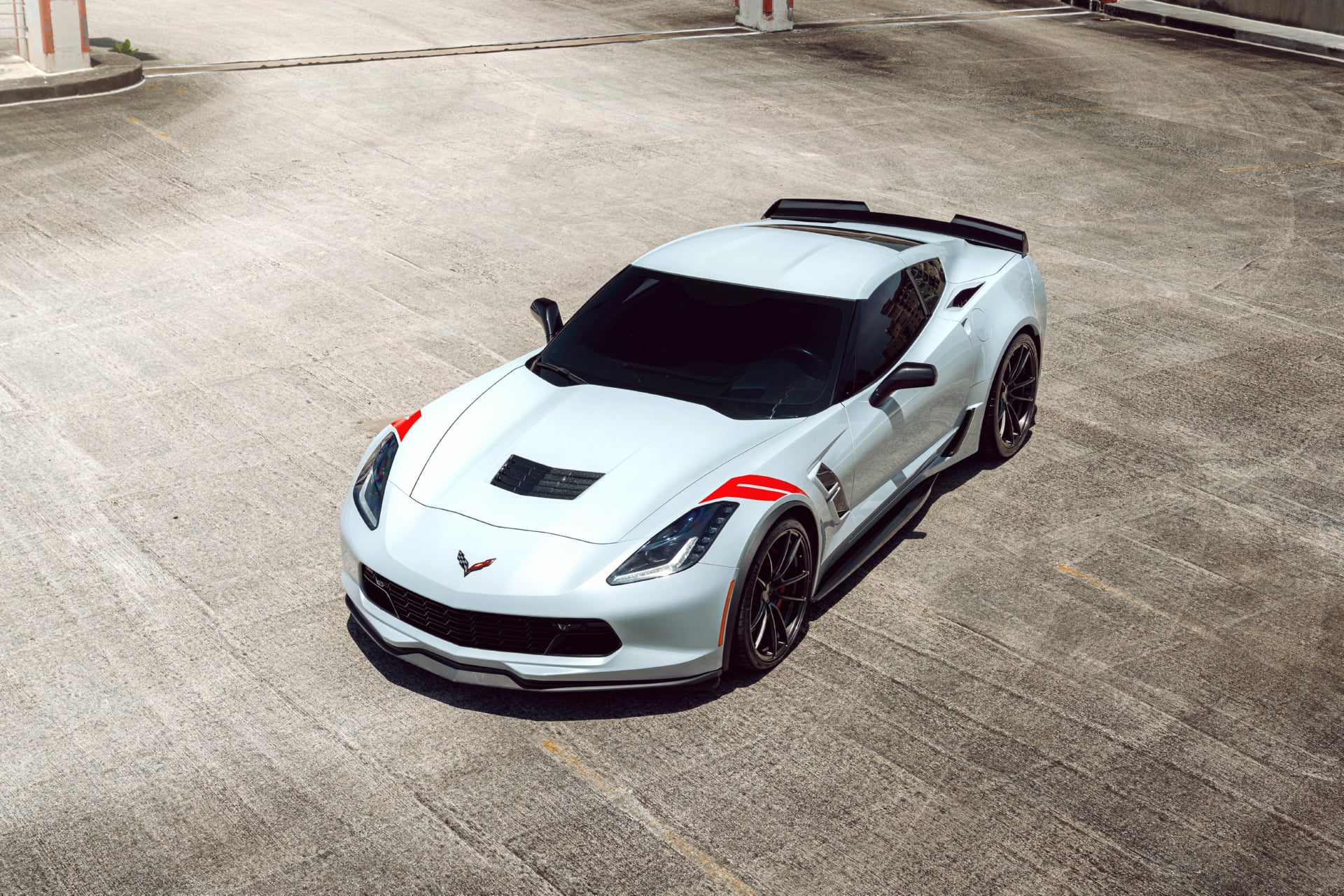 Corvette Grand Sport at 640 x 960 iPhone 4 size wallpapers HD quality