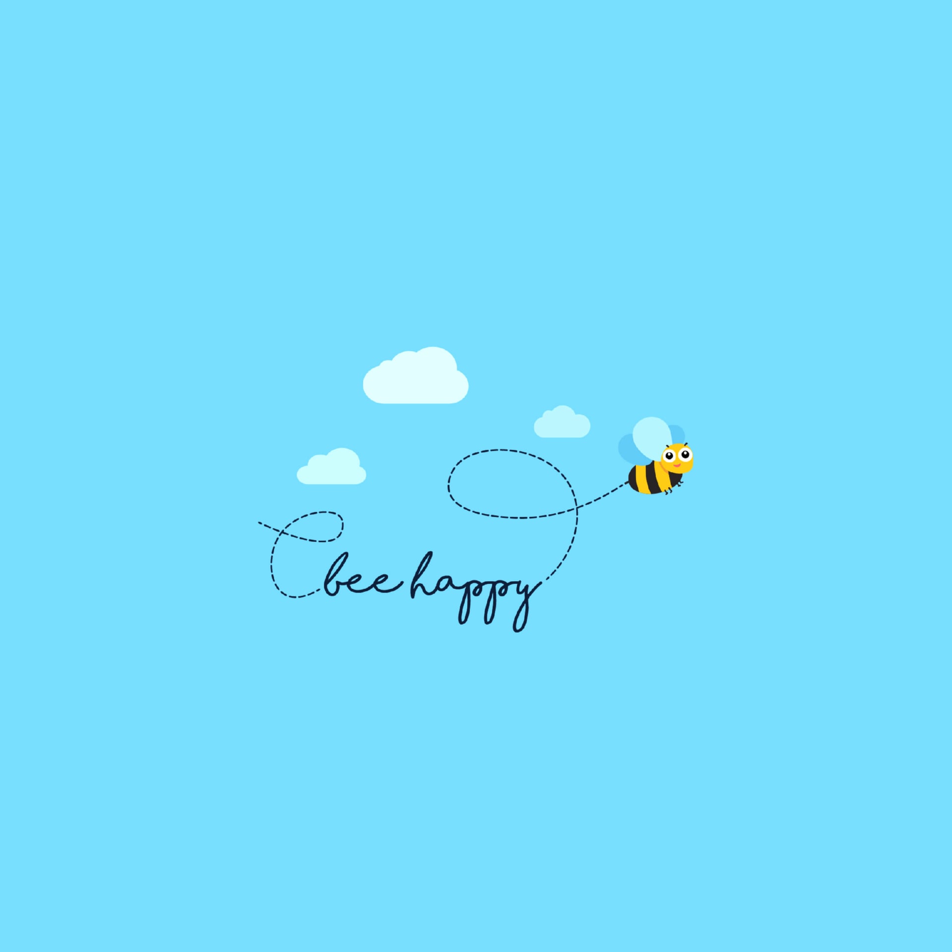 Digital Art Bee happy at 1334 x 750 iPhone 7 size wallpapers HD quality