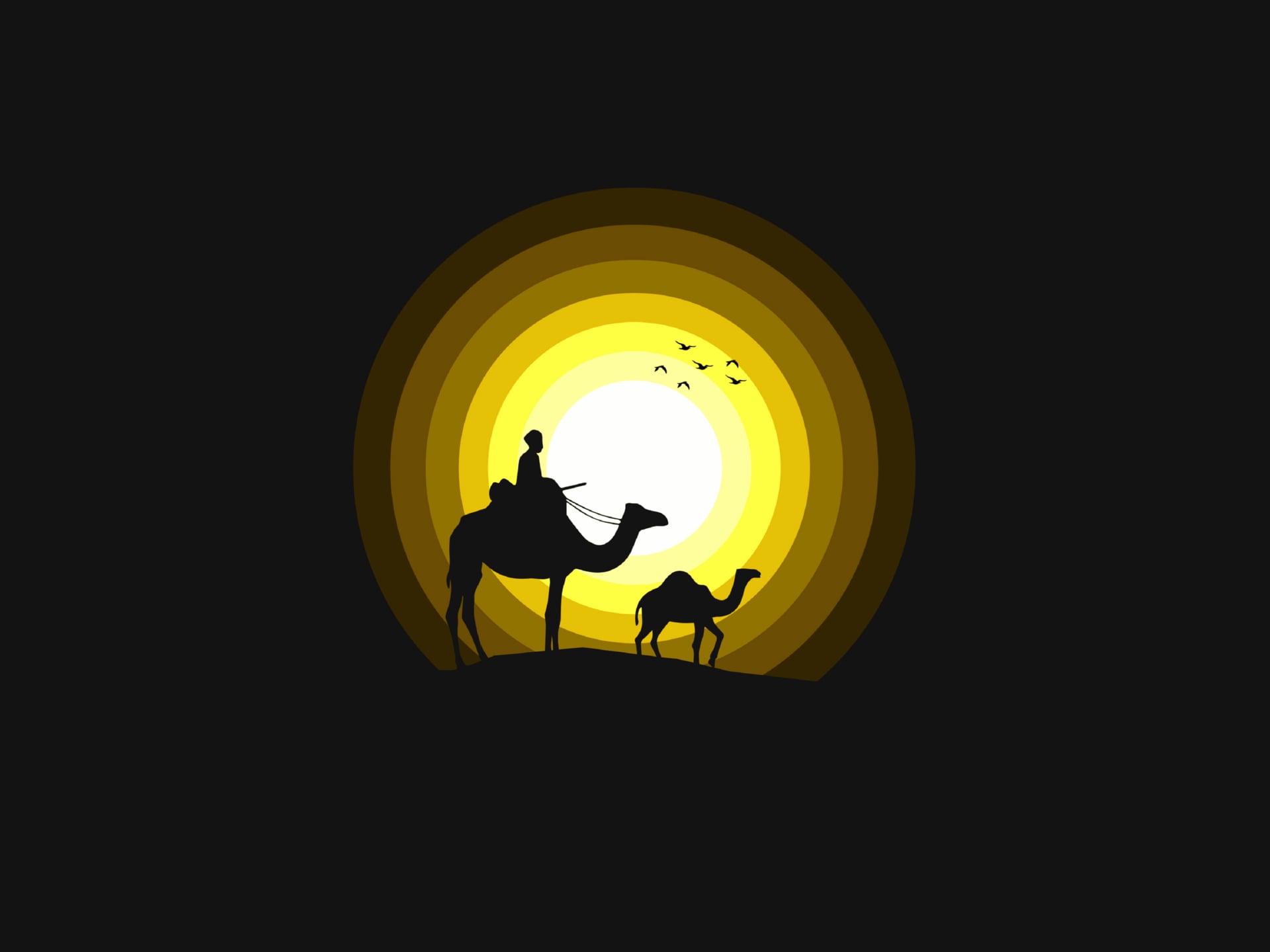 Digital Art Camels wallpapers HD quality