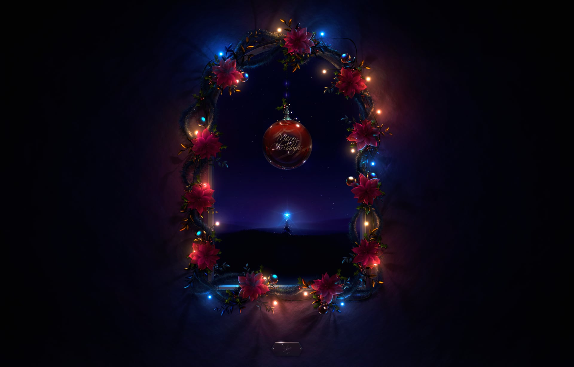 Digital Art Christmas decoration at 1334 x 750 iPhone 7 size wallpapers HD quality