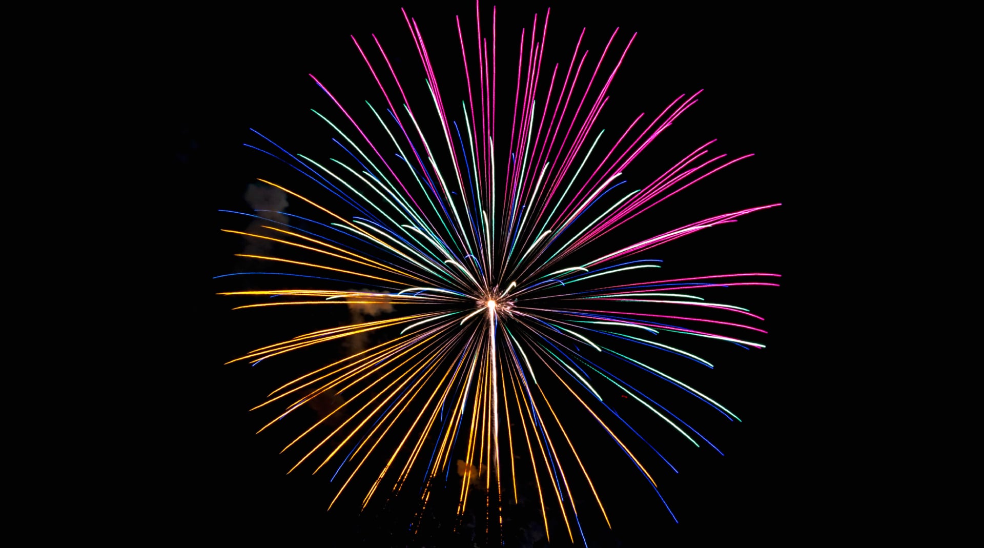 Digital Art Fireworks at 320 x 480 iPhone size wallpapers HD quality