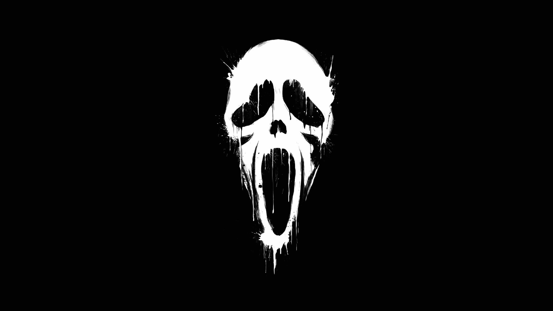 Digital Art Ghostface at 320 x 480 iPhone size wallpapers HD quality