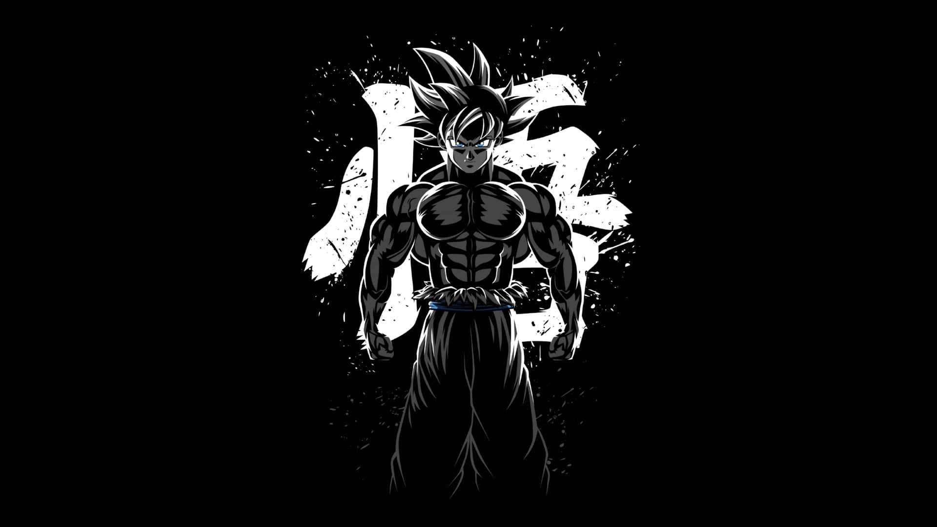 Digital Art Goku Musculoso at 1024 x 1024 iPad size wallpapers HD quality