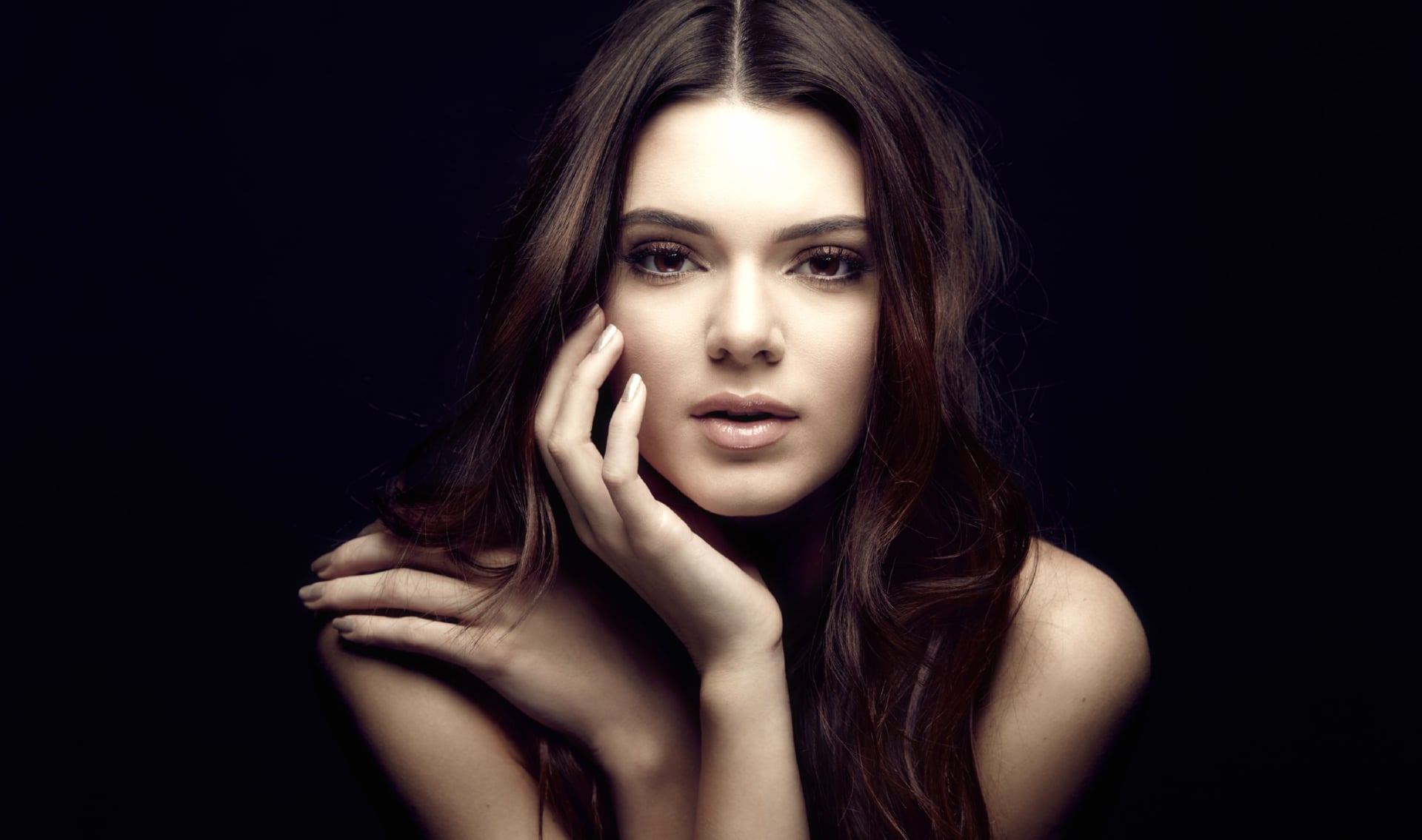 Digital Art Kendall Jenner at 2048 x 2048 iPad size wallpapers HD quality