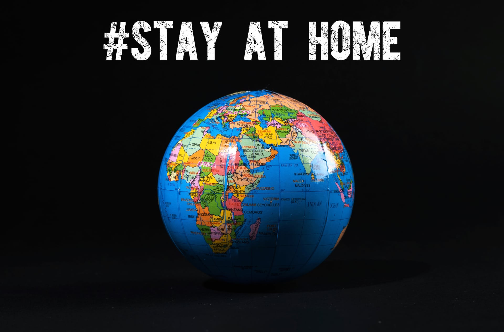 Digital Art Stay Home at 1024 x 1024 iPad size wallpapers HD quality