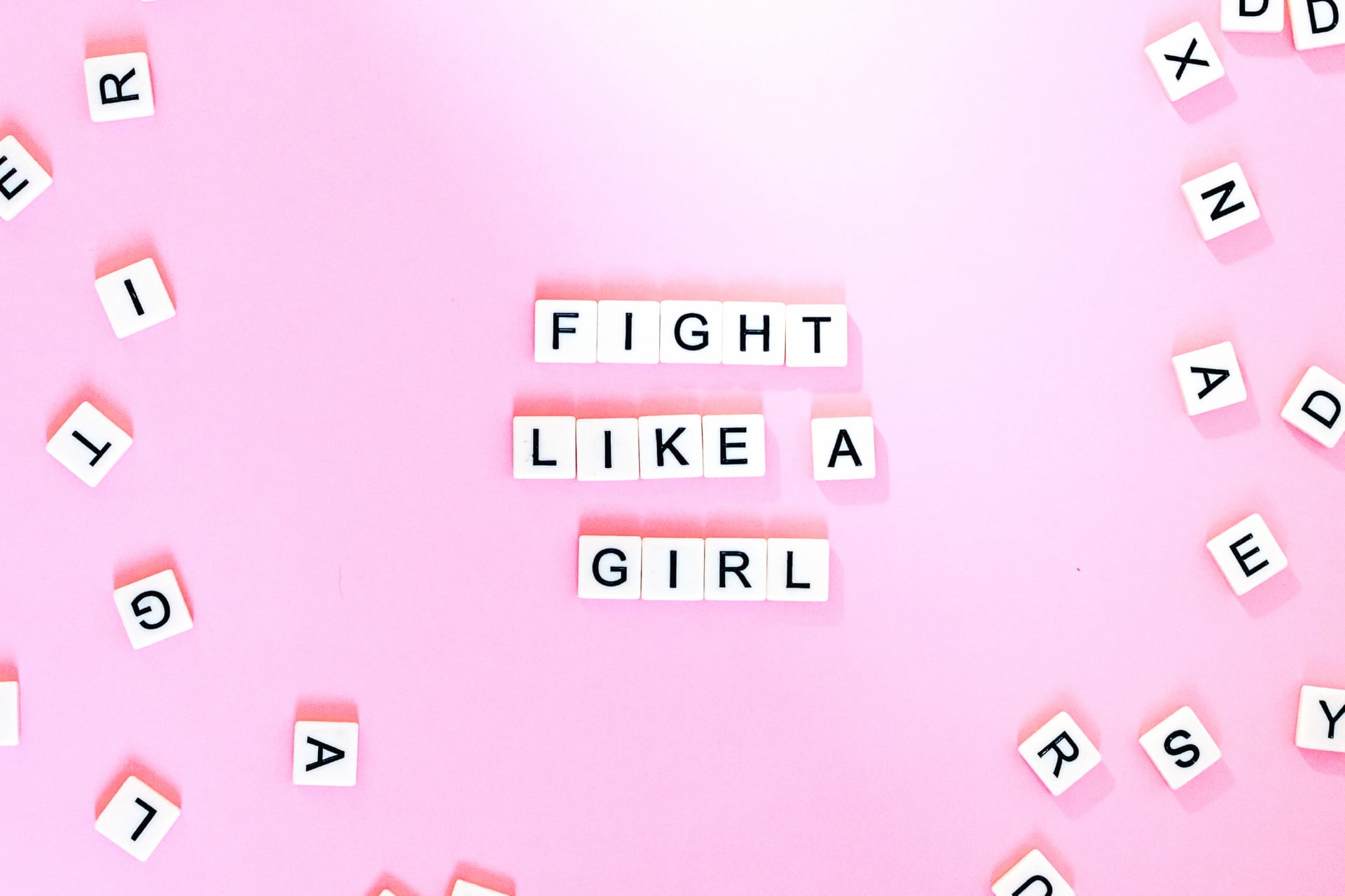 Fight Like A Girl at 640 x 960 iPhone 4 size wallpapers HD quality