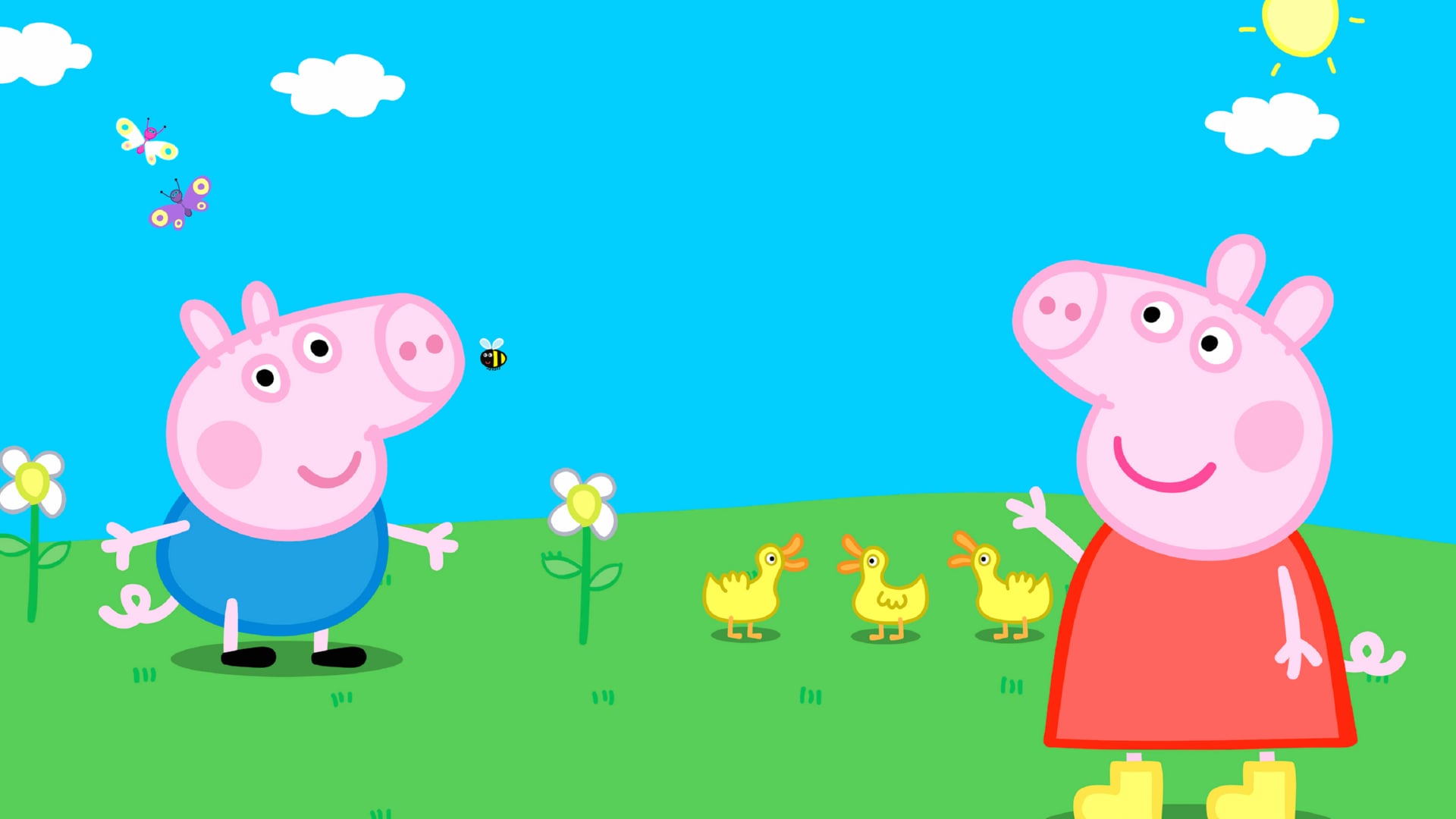 George Pig at 320 x 480 iPhone size wallpapers HD quality