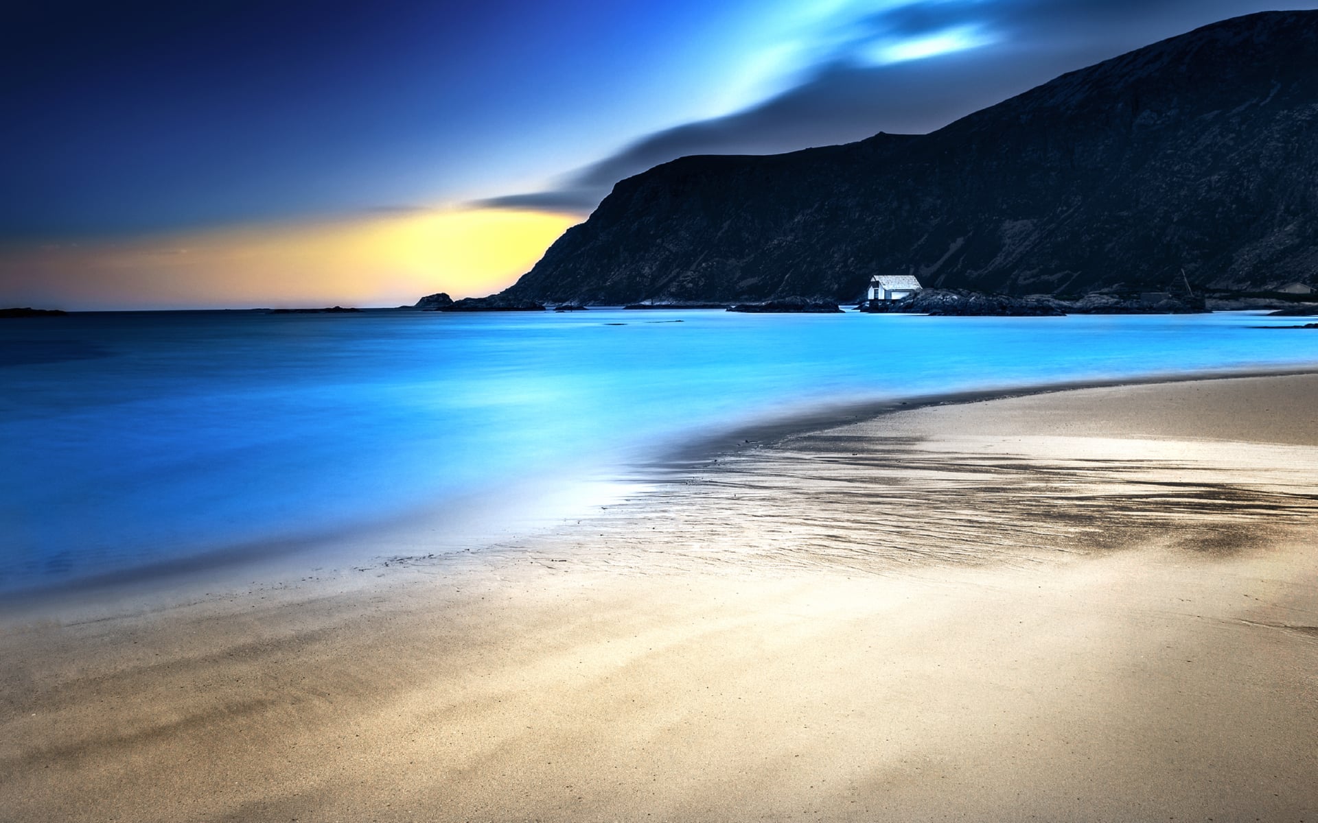 Grotlesanden Beach at 640 x 1136 iPhone 5 size wallpapers HD quality
