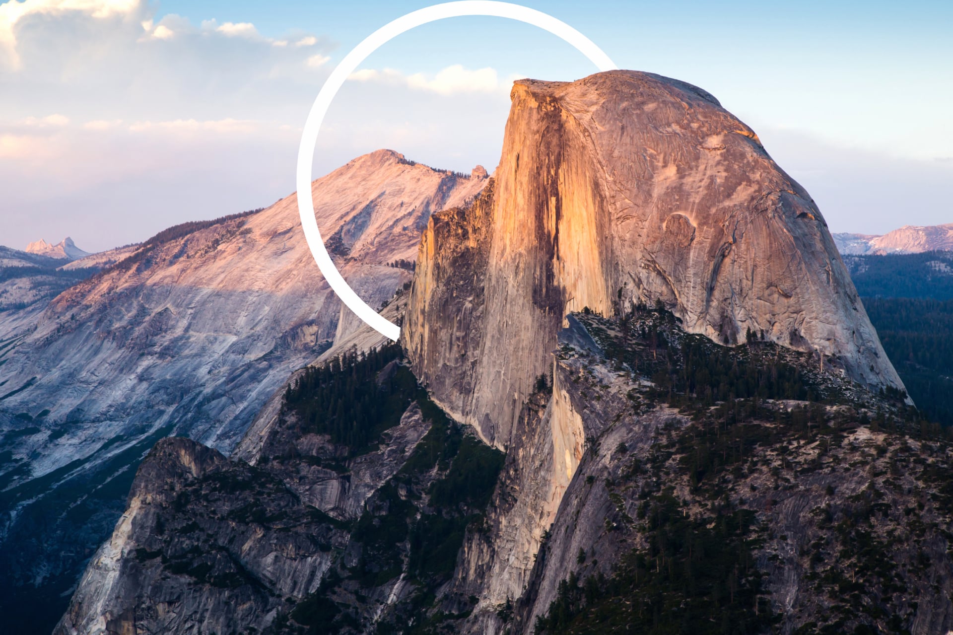 Half Dome at 640 x 960 iPhone 4 size wallpapers HD quality