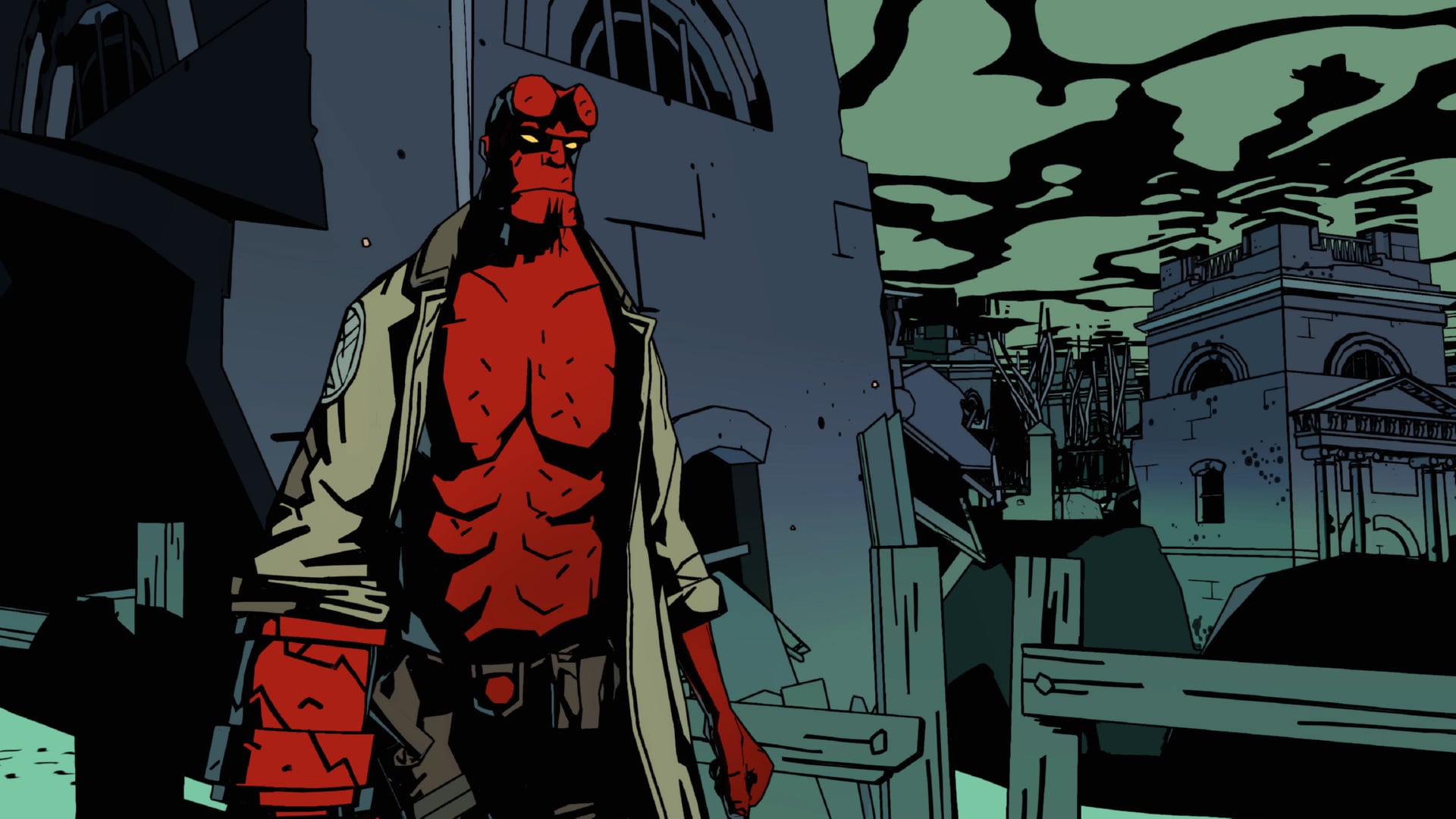 Hellboy Web of Wyrd at 2048 x 2048 iPad size wallpapers HD quality