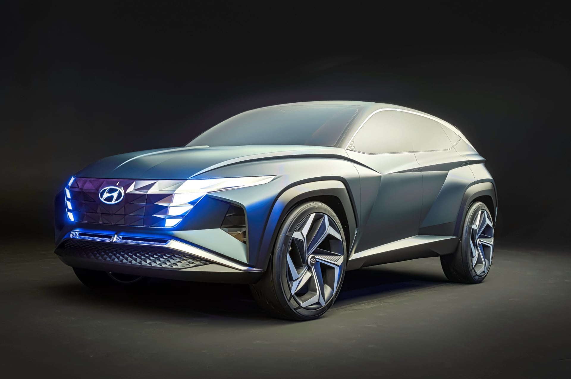 Hyundai Vision T Concept at 1334 x 750 iPhone 7 size wallpapers HD quality