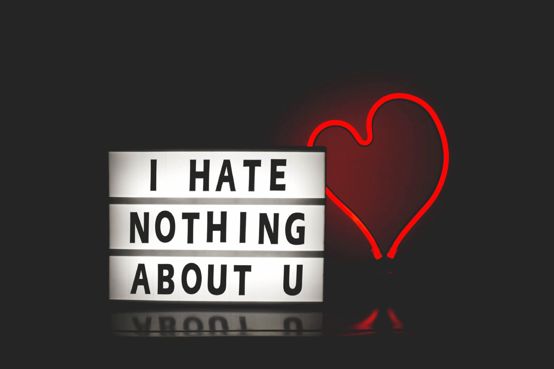 I Hate Nothing About U at 2048 x 2048 iPad size wallpapers HD quality
