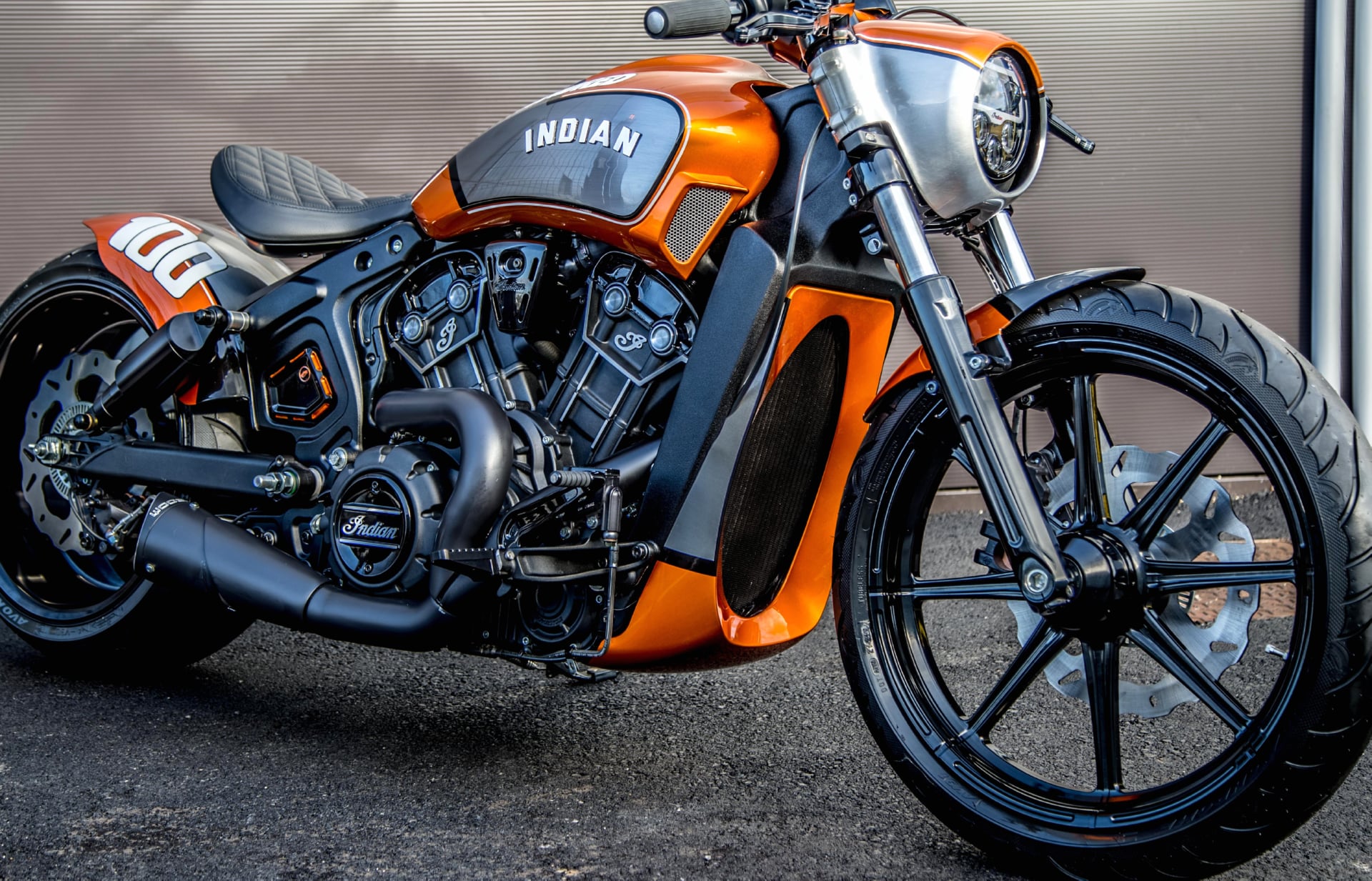 Indian Motorcycle Metz Scout Bibber Hundred wallpapers HD quality