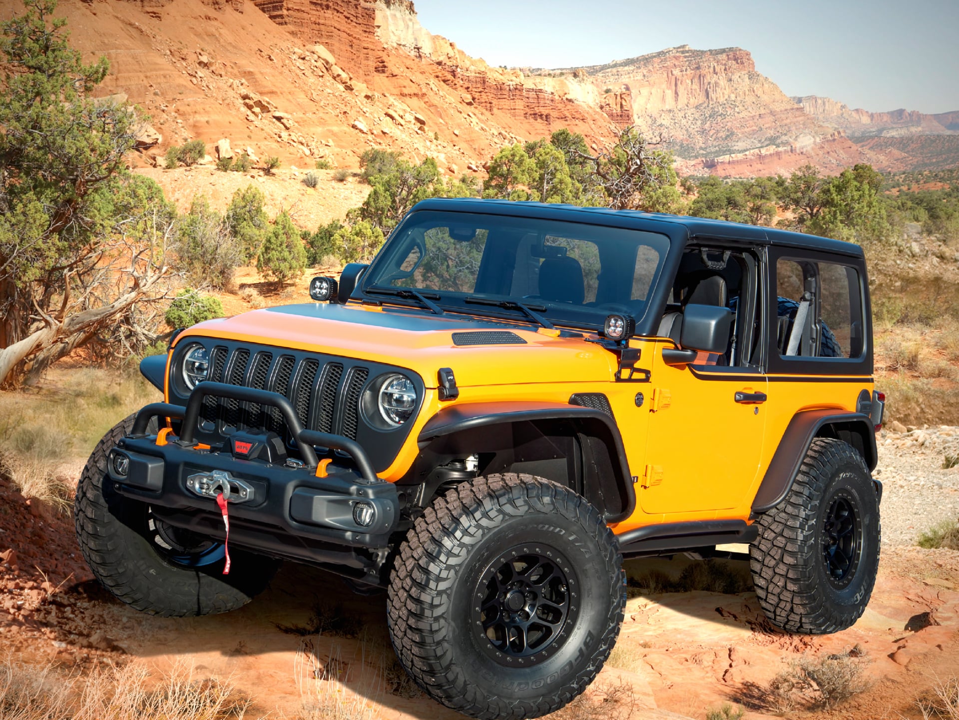 Jeep Orange Peelz at 1024 x 1024 iPad size wallpapers HD quality