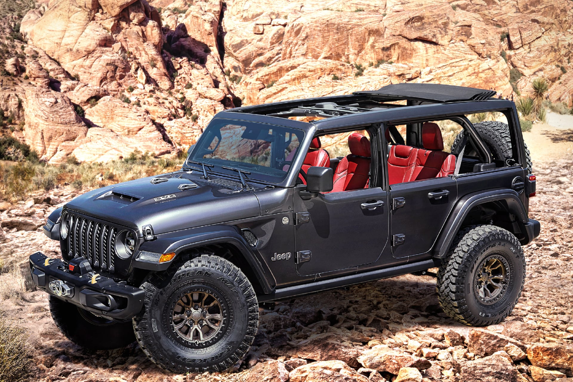 Jeep Wrangler Rubicon 392 Concept at 640 x 960 iPhone 4 size wallpapers HD quality