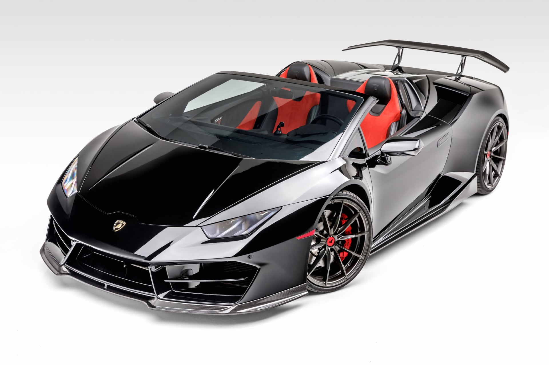 Lamborghini Huracan Spyder at 320 x 480 iPhone size wallpapers HD quality