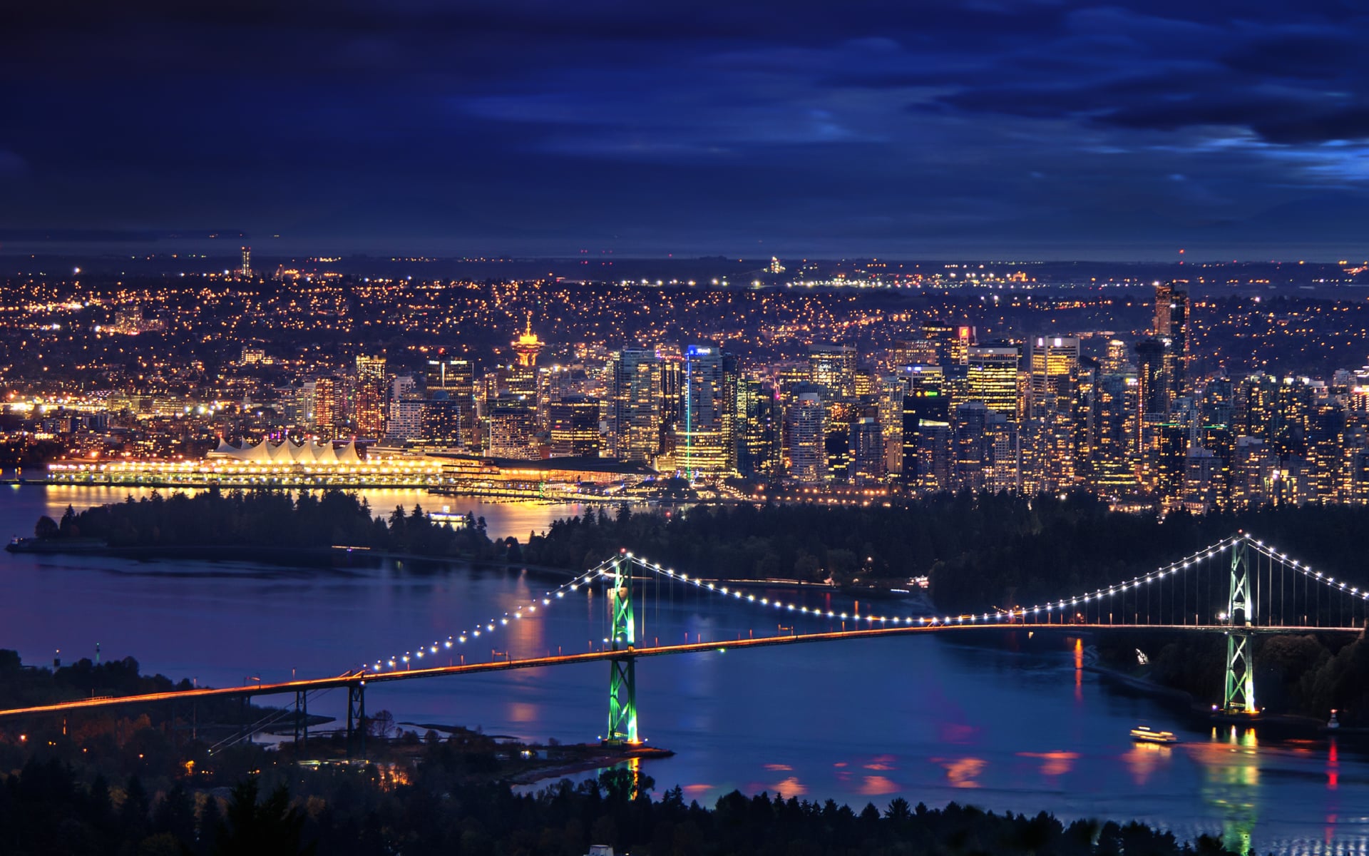 Lions Gate Bridge at 640 x 1136 iPhone 5 size wallpapers HD quality