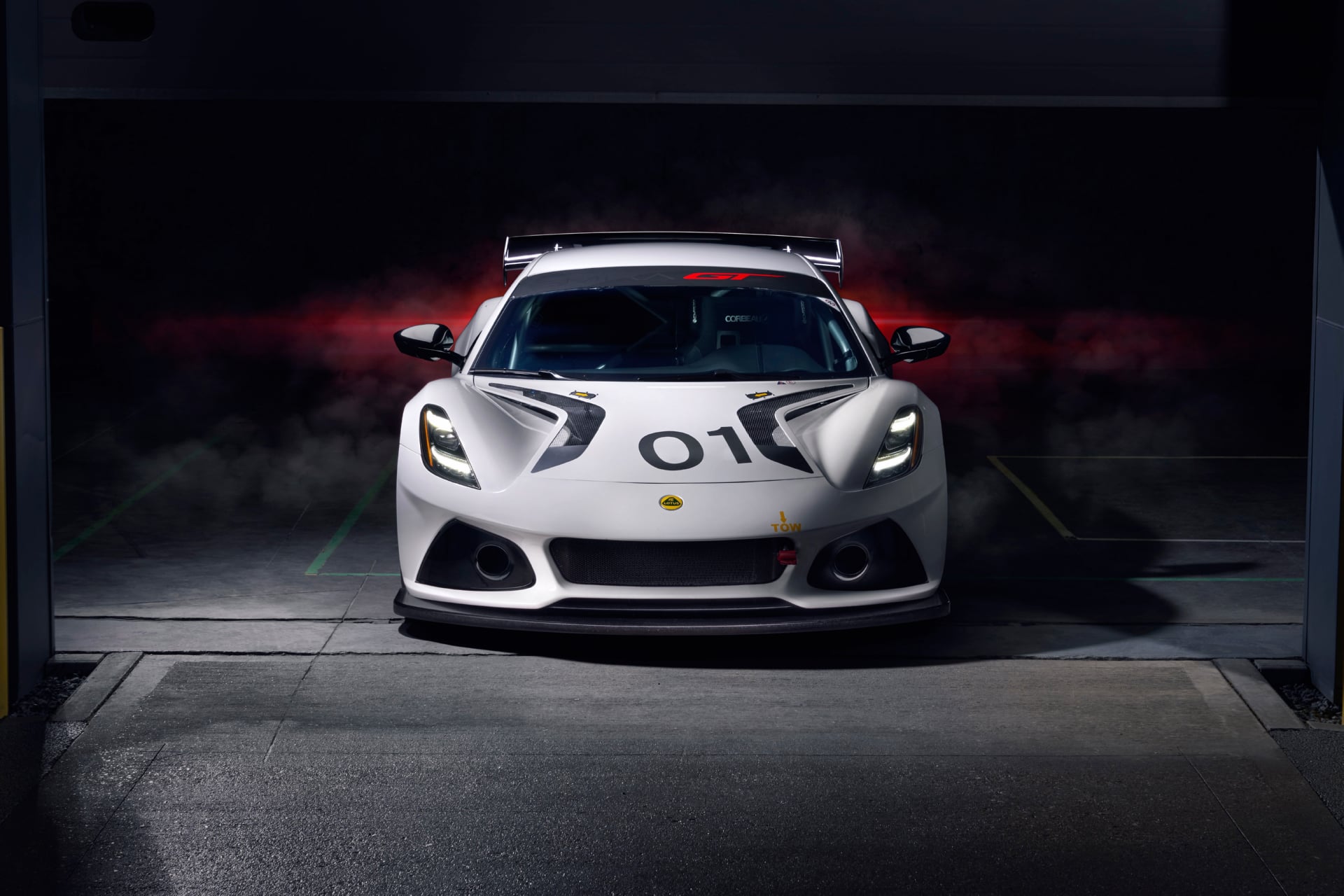 Lotus Emira GT4 at 2048 x 2048 iPad size wallpapers HD quality