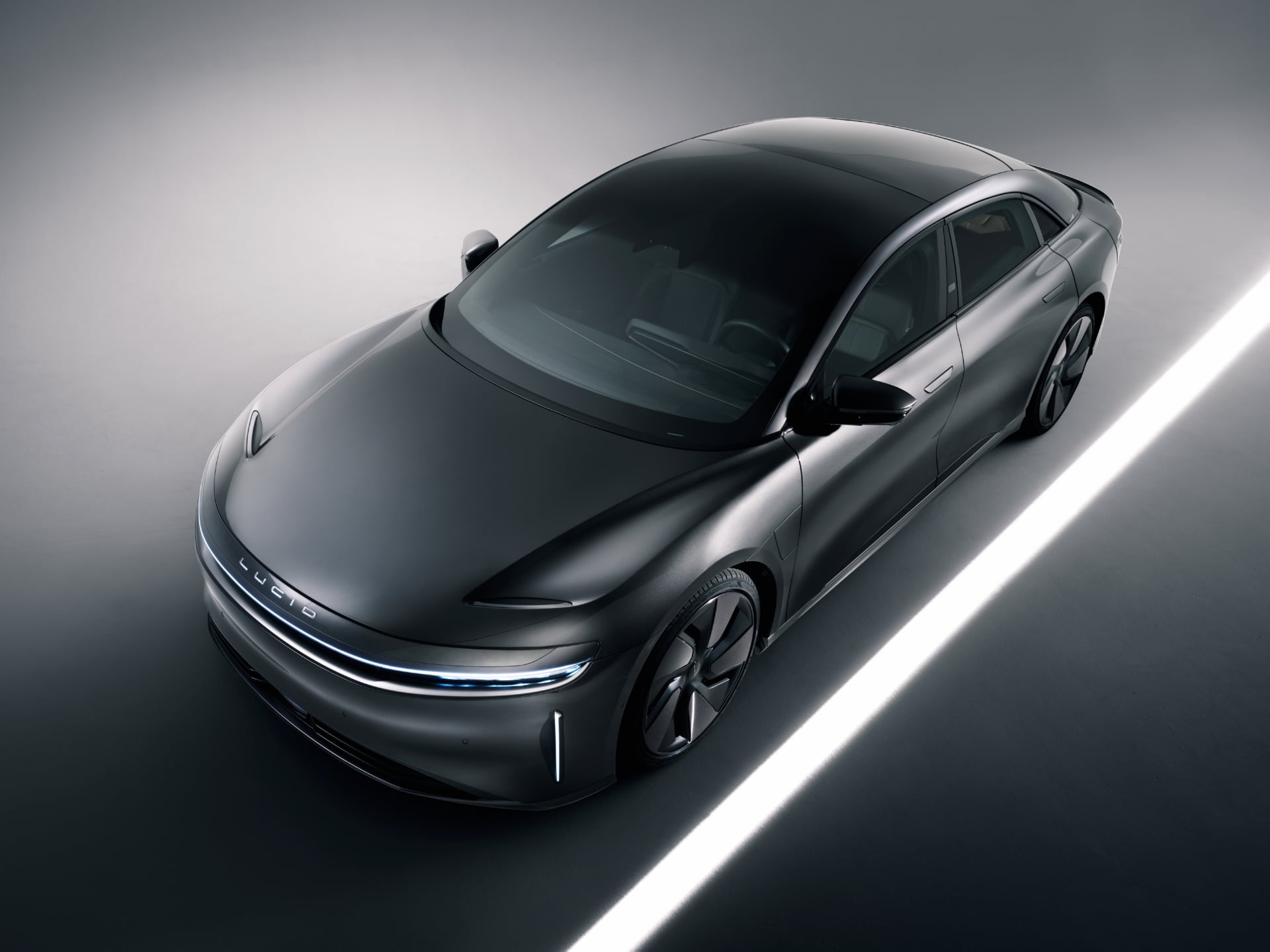 Lucid Air Grand Touring Stealth at 1334 x 750 iPhone 7 size wallpapers HD quality
