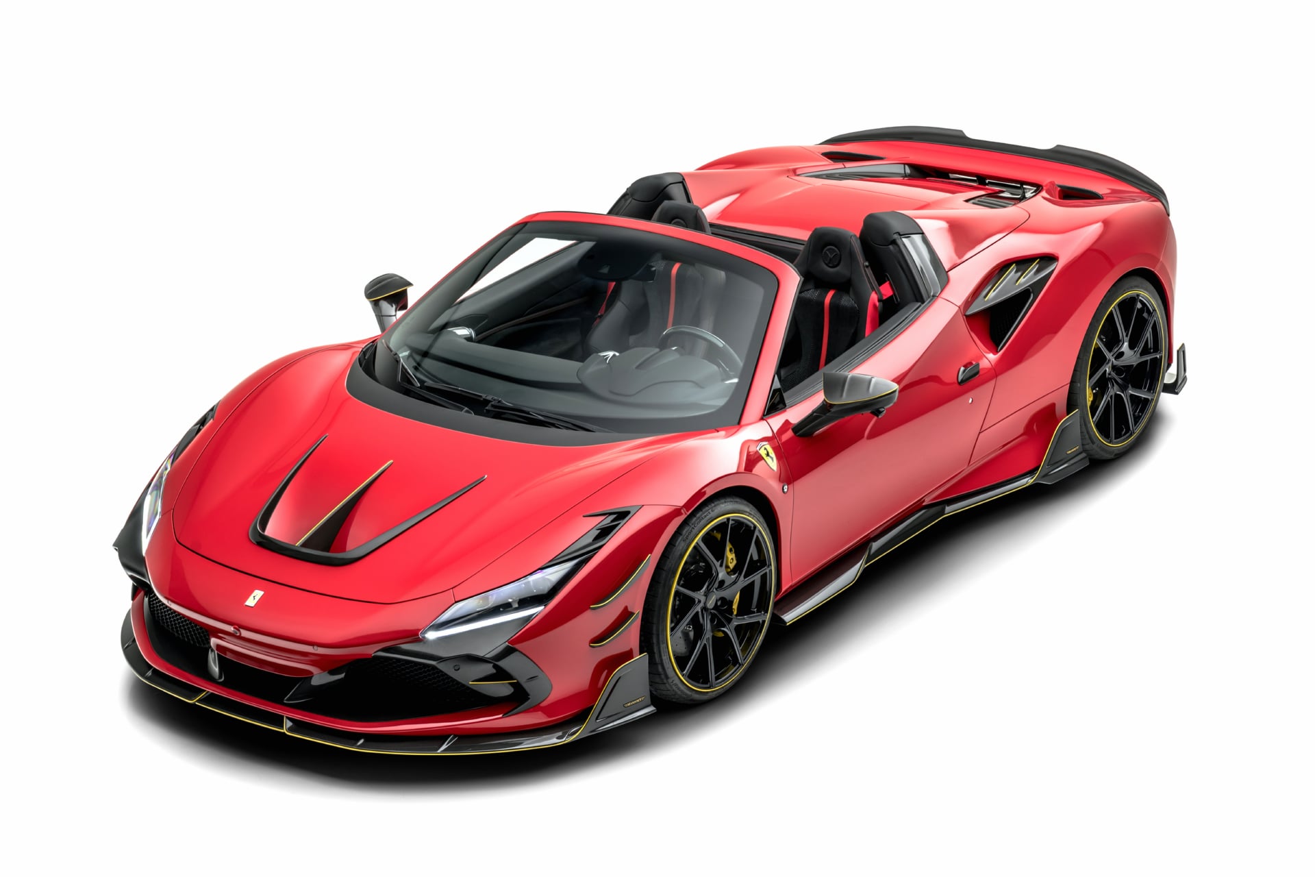 Mansory Ferrari F8 Spider at 320 x 480 iPhone size wallpapers HD quality