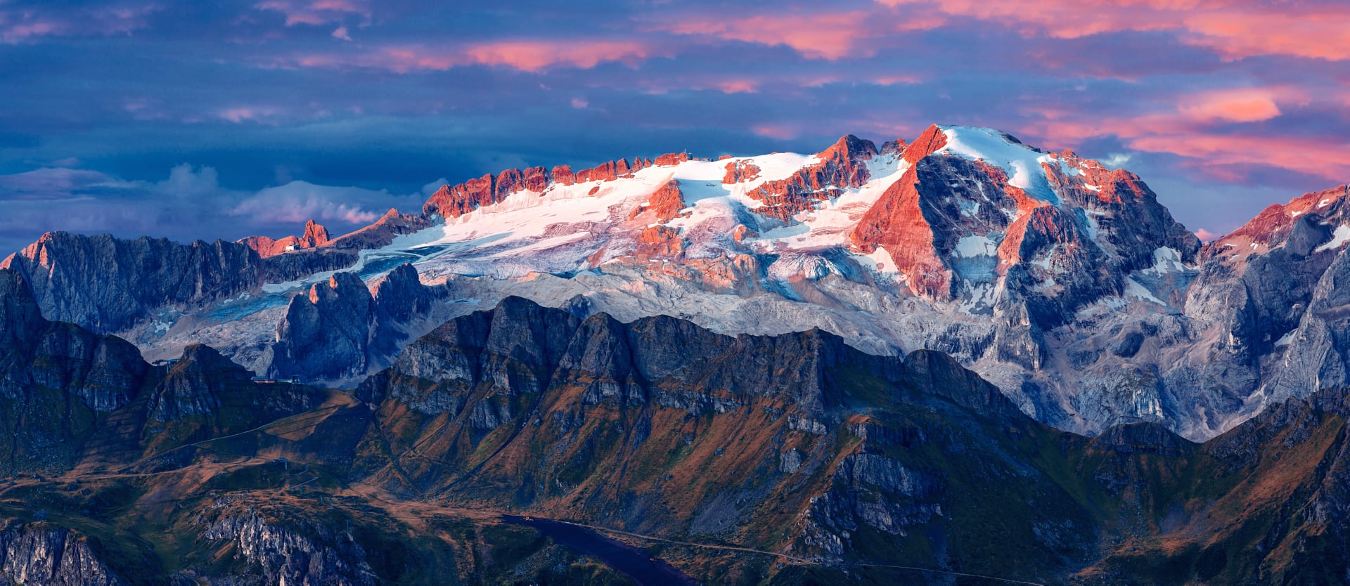 Marmolada Glacier at 2560 x 1440 HD size wallpapers HD quality