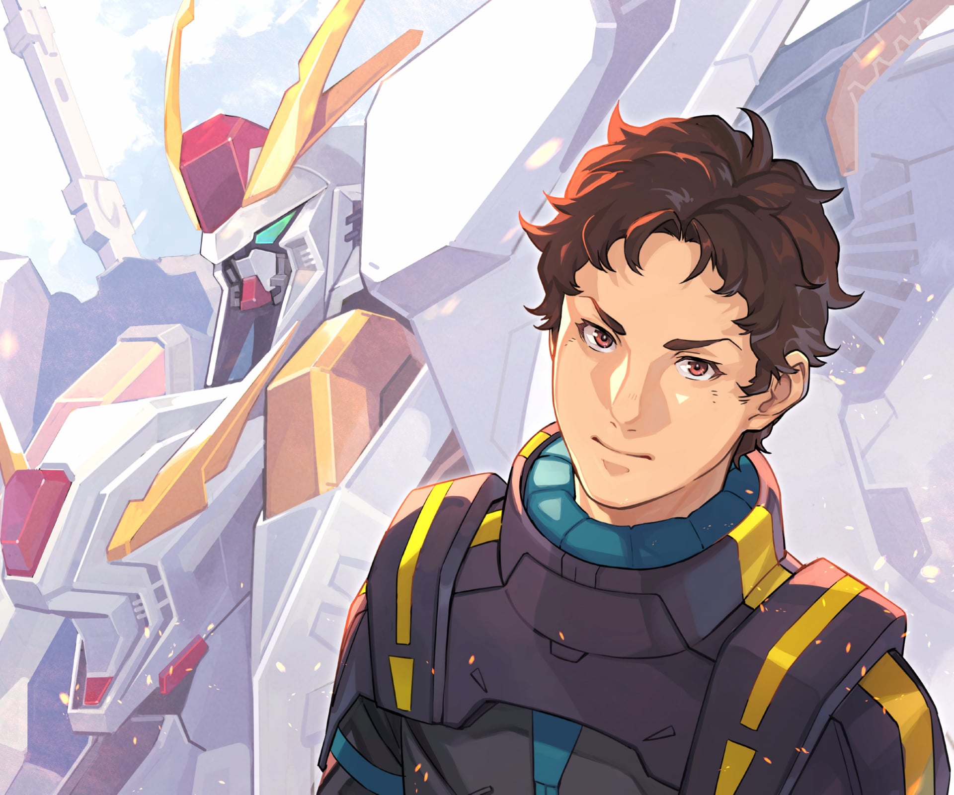 Mobile Suit Gundam Hathaway s Flash at 640 x 1136 iPhone 5 size wallpapers HD quality