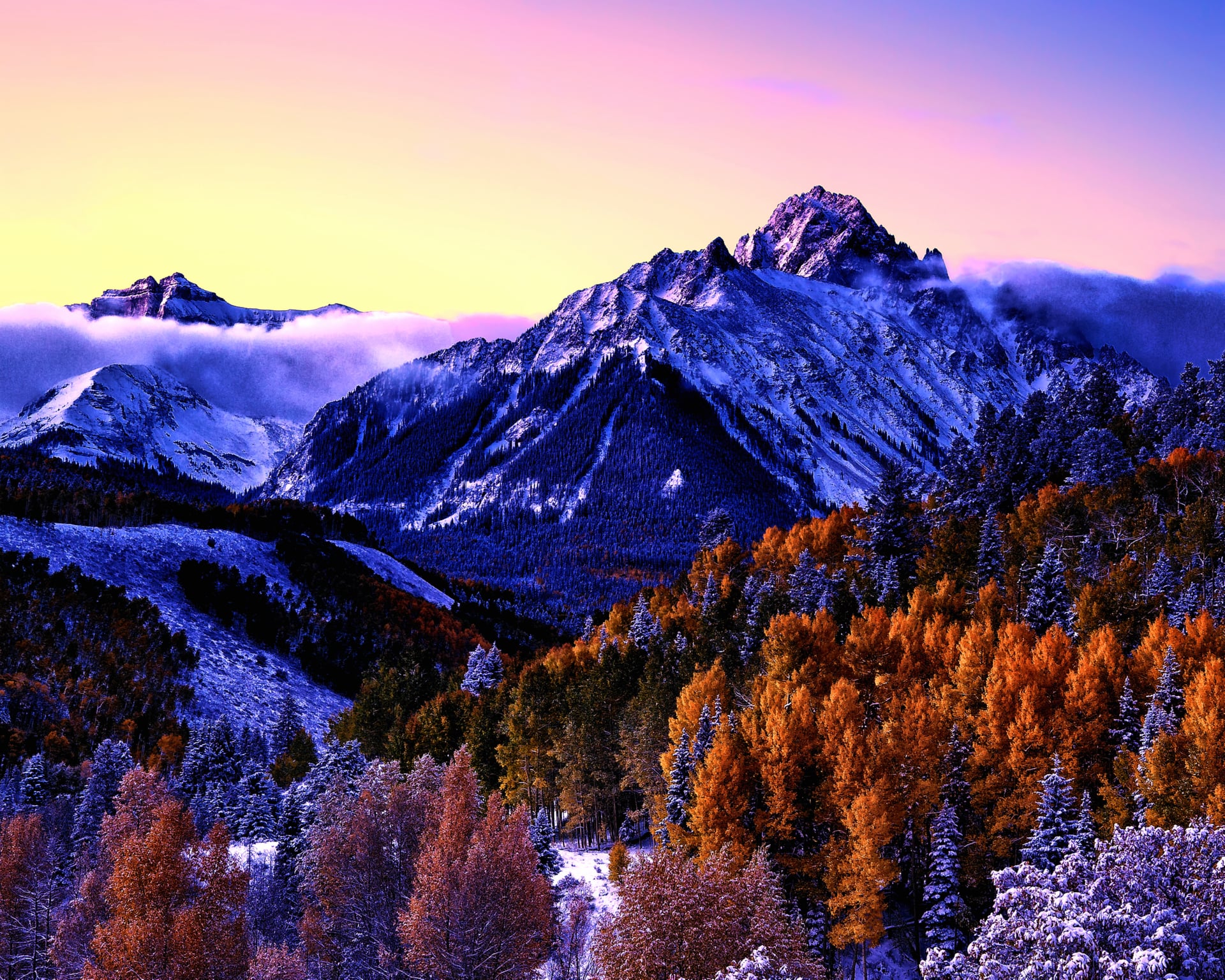 Mount Sneffels at 1024 x 1024 iPad size wallpapers HD quality