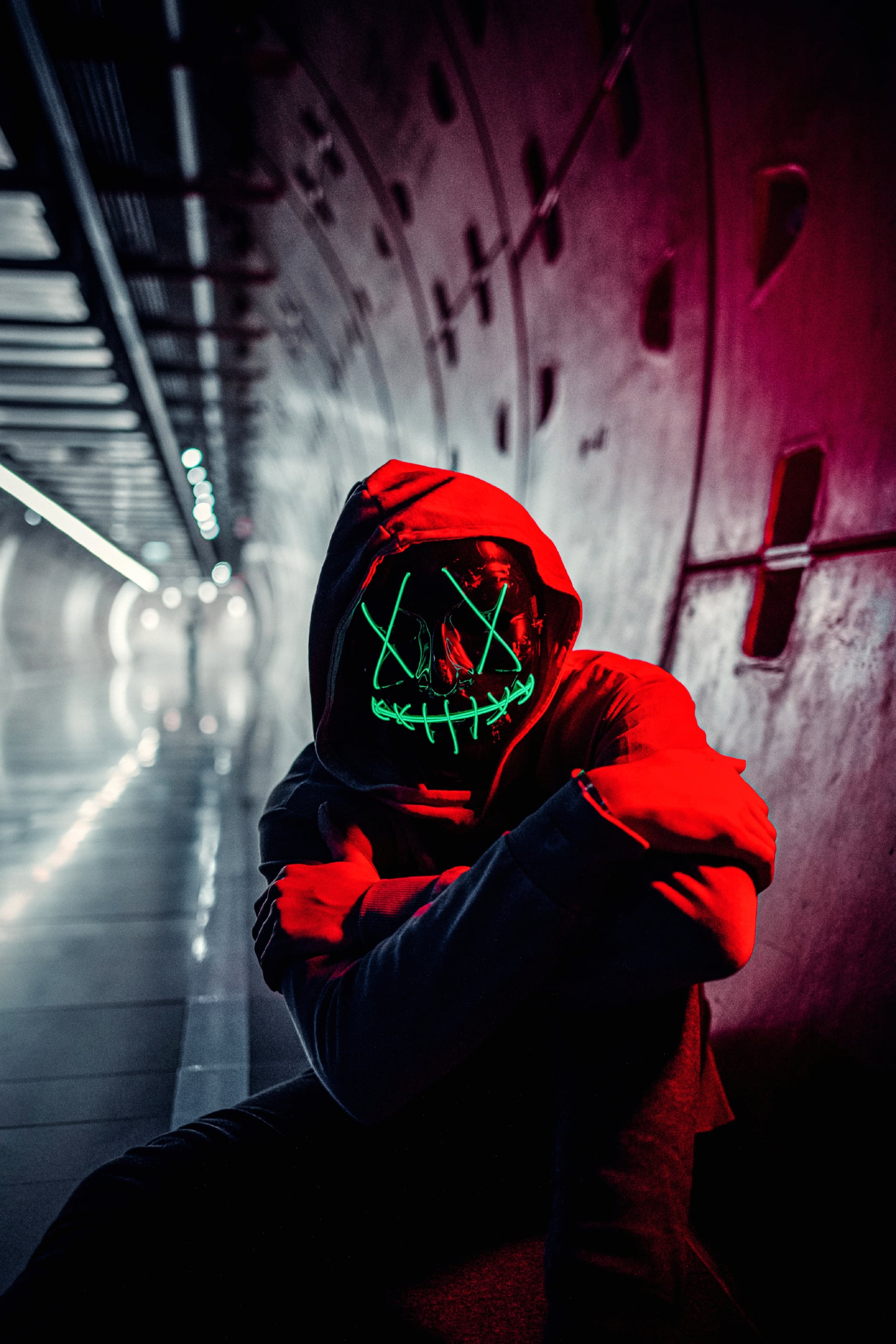 Neon Mask wallpapers HD quality