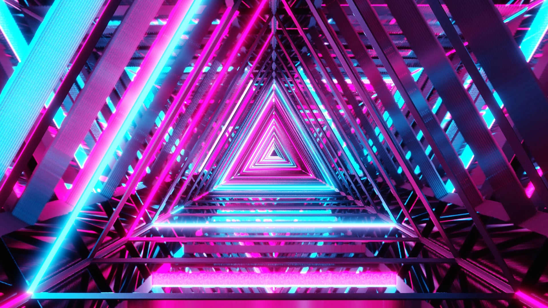 Neon Triangle at 750 x 1334 iPhone 6 size wallpapers HD quality