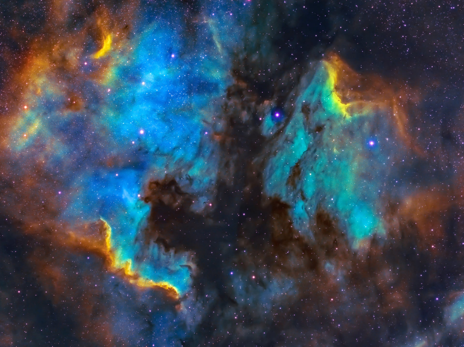 Pelican Nebula at 1600 x 1200 size wallpapers HD quality