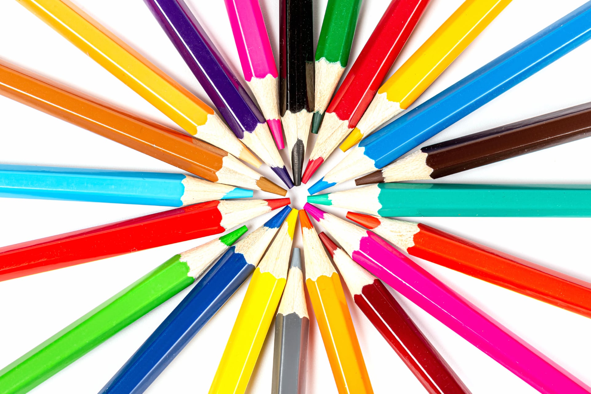 Pencils at 1024 x 1024 iPad size wallpapers HD quality