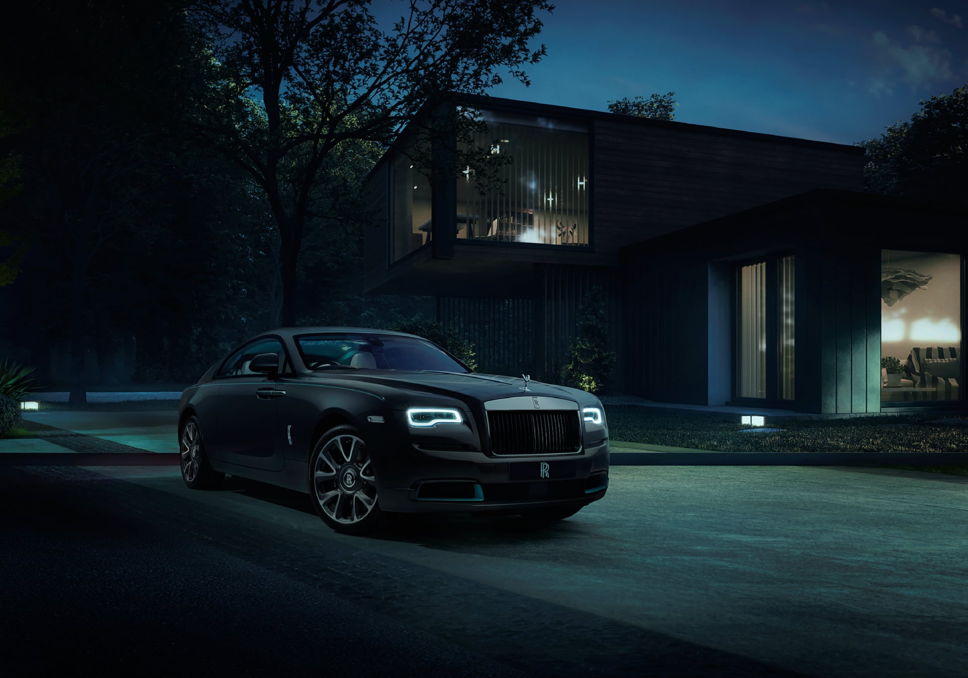 Rolls-Royce Wraith Kryptos Collection at 320 x 480 iPhone size wallpapers HD quality