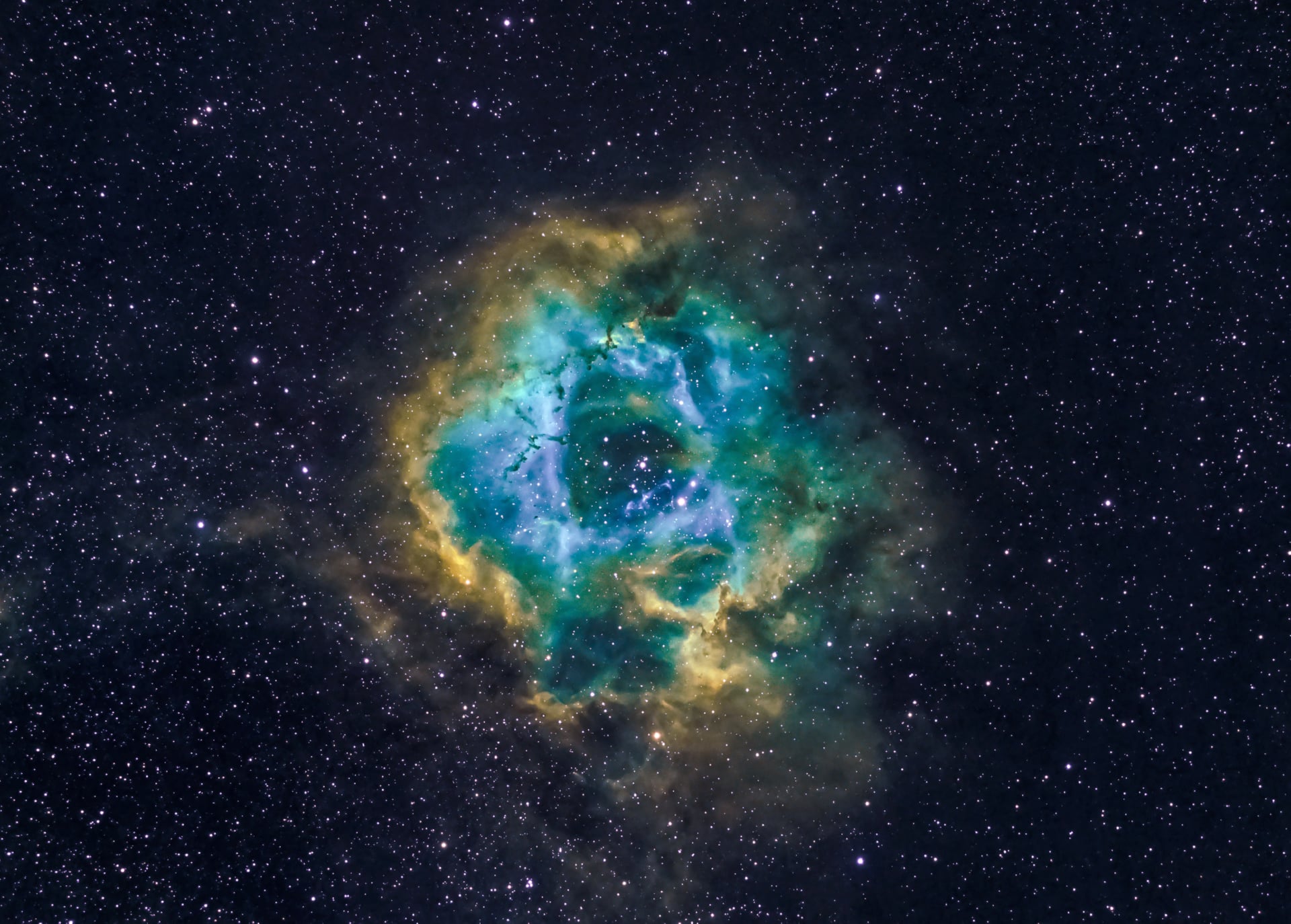 Rosette Nebula at 1152 x 864 size wallpapers HD quality