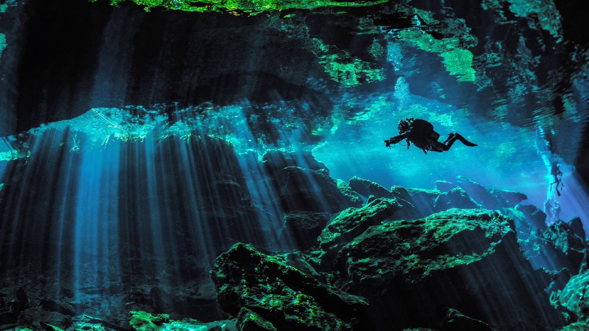 Scuba Diver at 640 x 1136 iPhone 5 size wallpapers HD quality