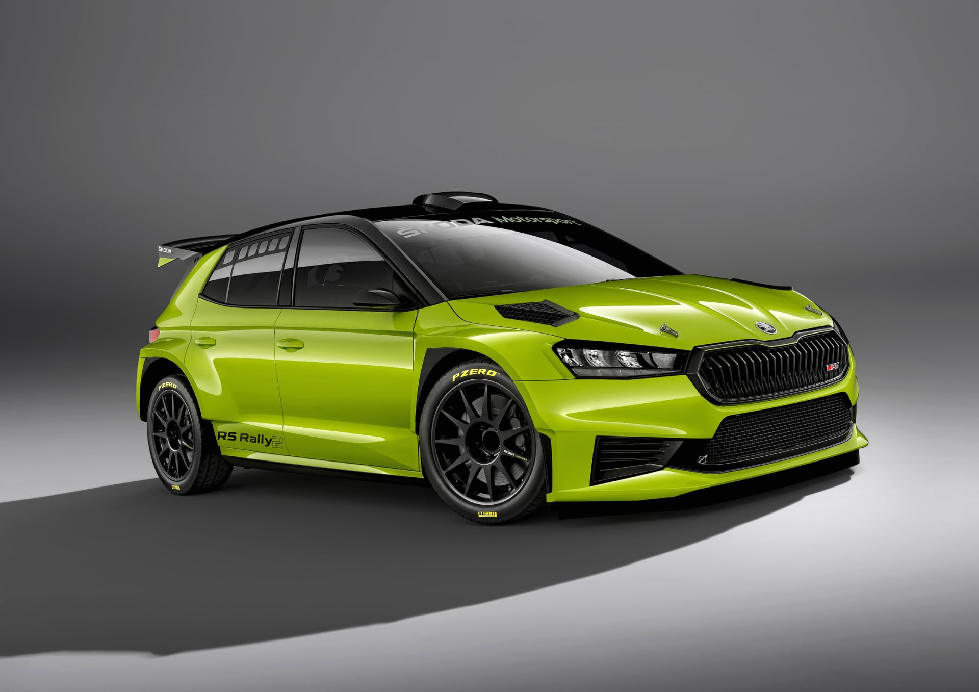 Skoda Fabia RS Rally2 at 2048 x 2048 iPad size wallpapers HD quality