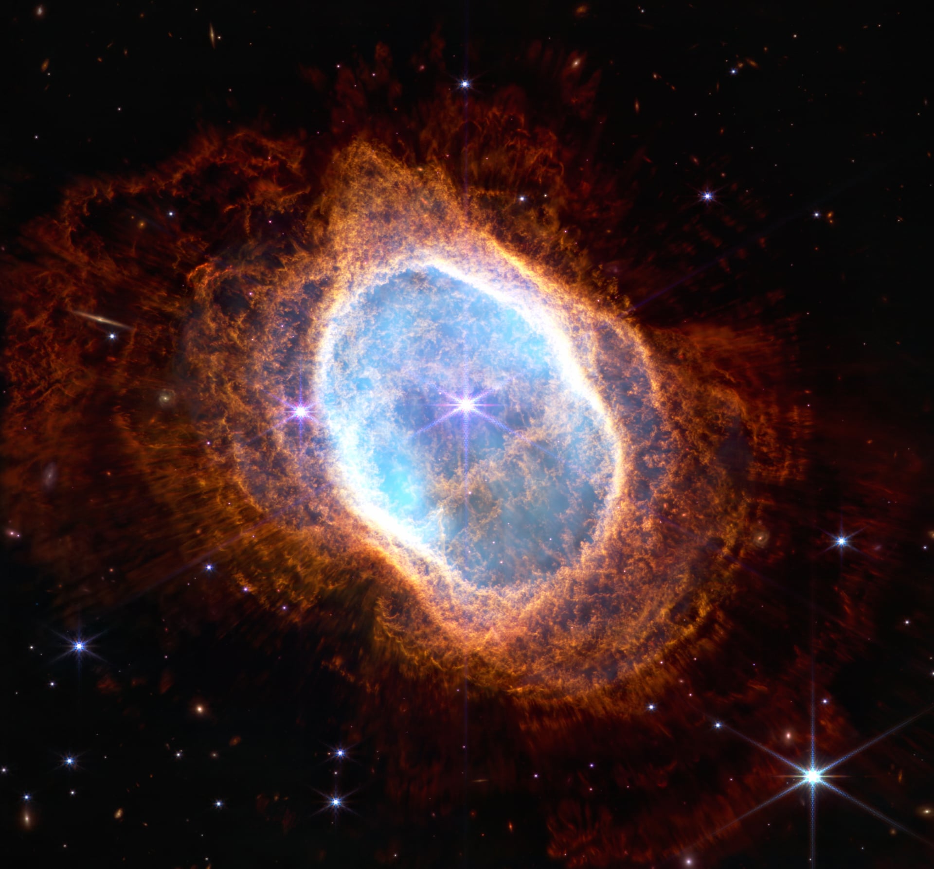 Southern Ring Nebula at 750 x 1334 iPhone 6 size wallpapers HD quality